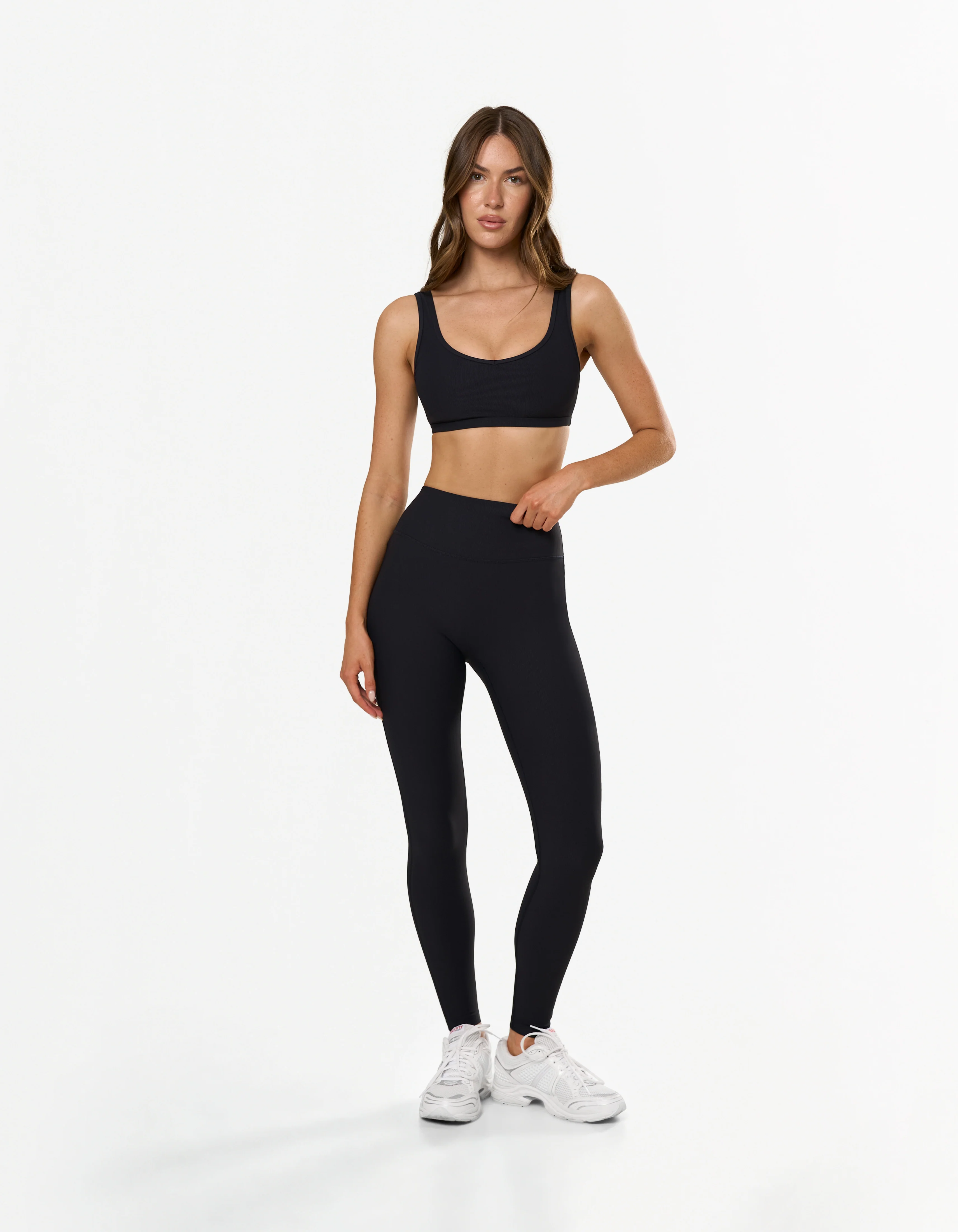 Active Rib Crop - Black - Image 3