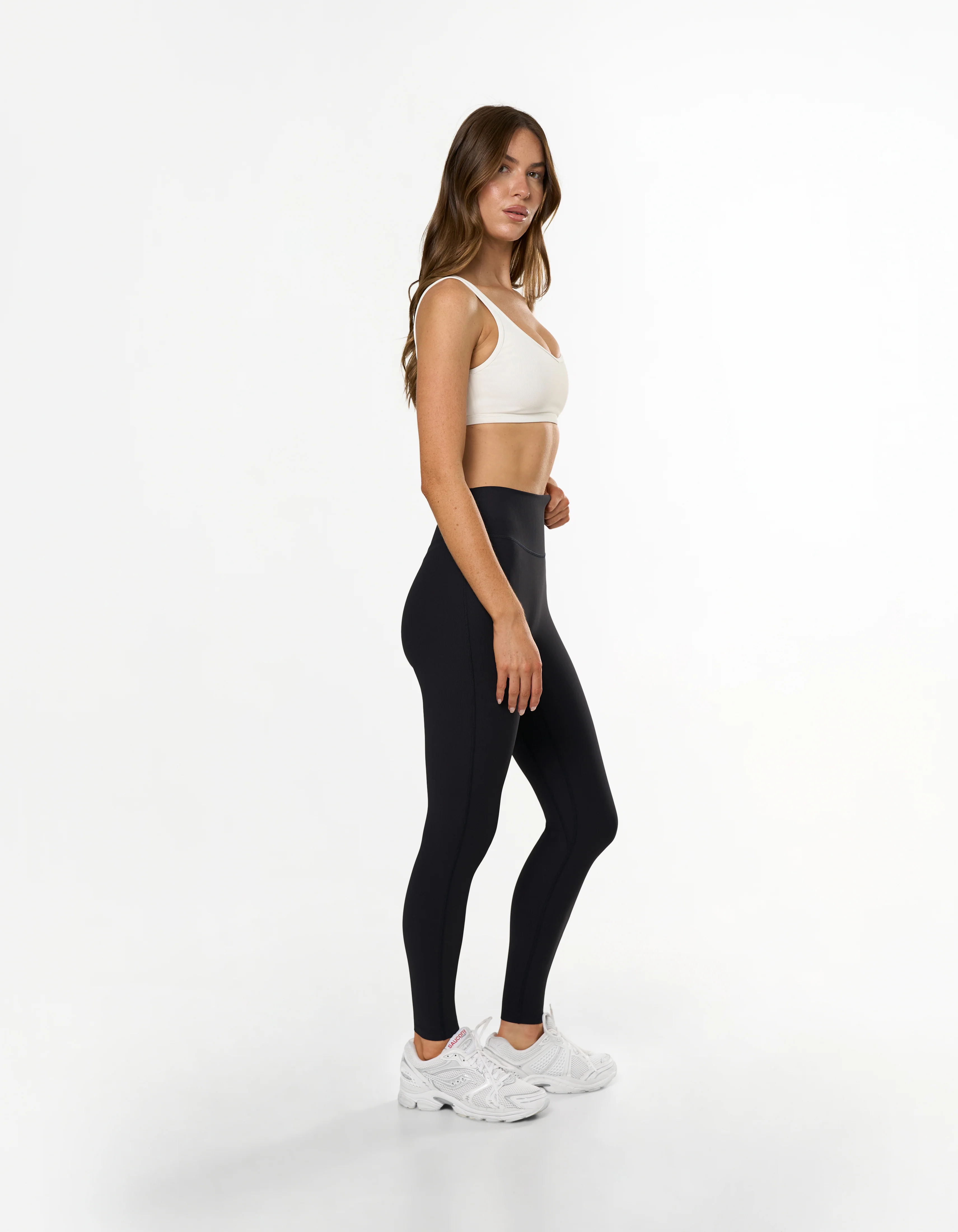 Active Rib Crop - White - Image 5