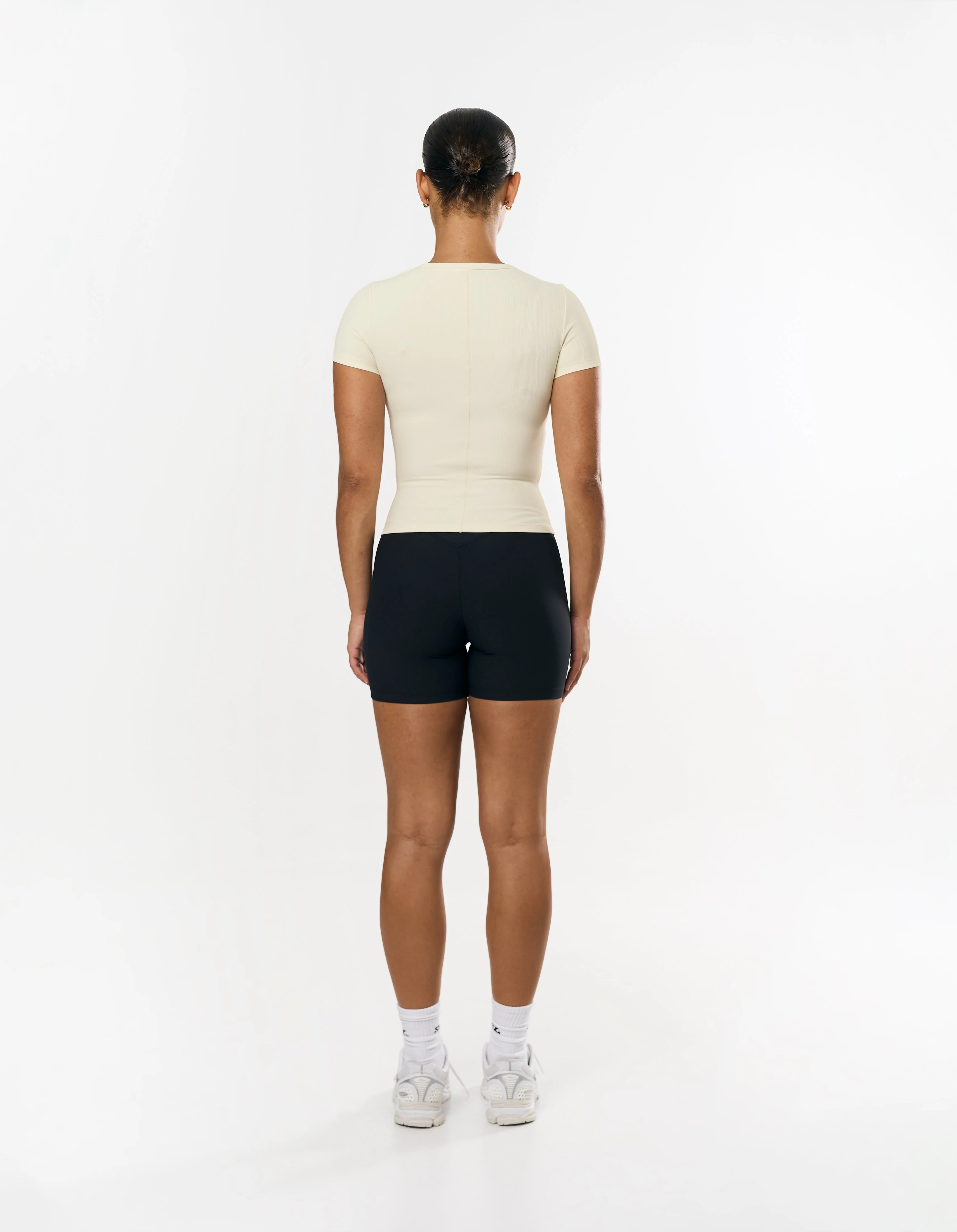 Active Rib Fitted Tee - Cloud - Image 5