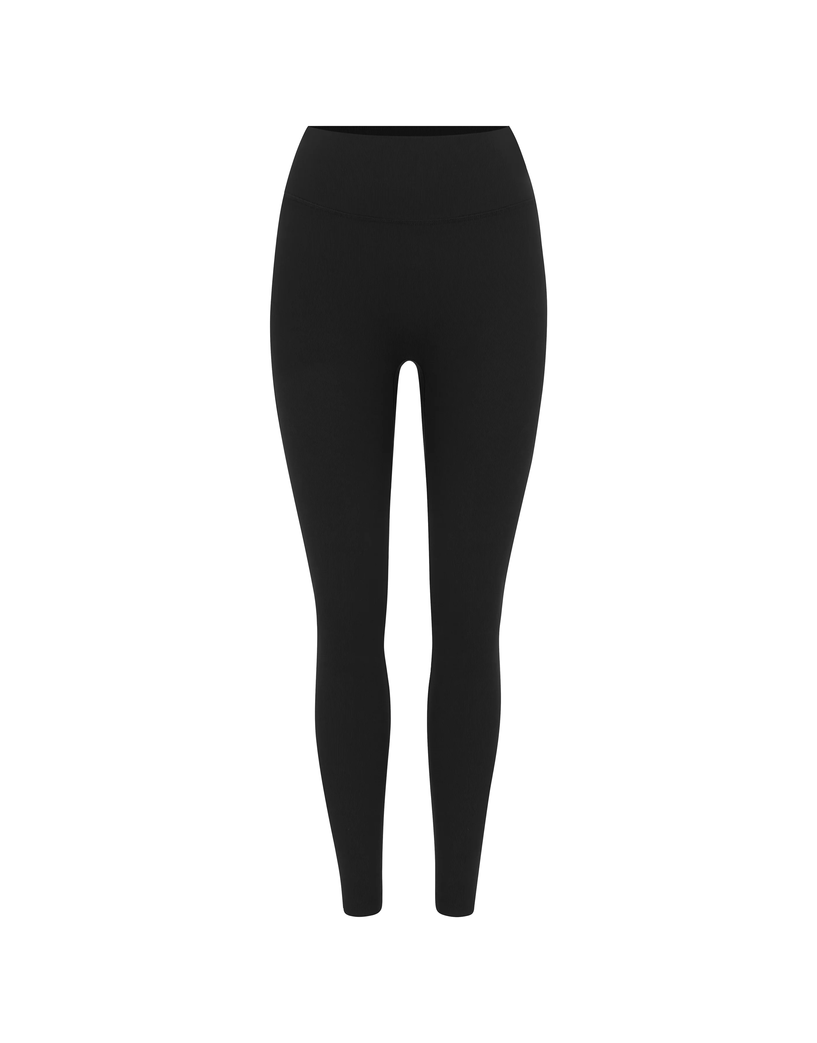 Active Rib Full Length Tights - Black - Image 11