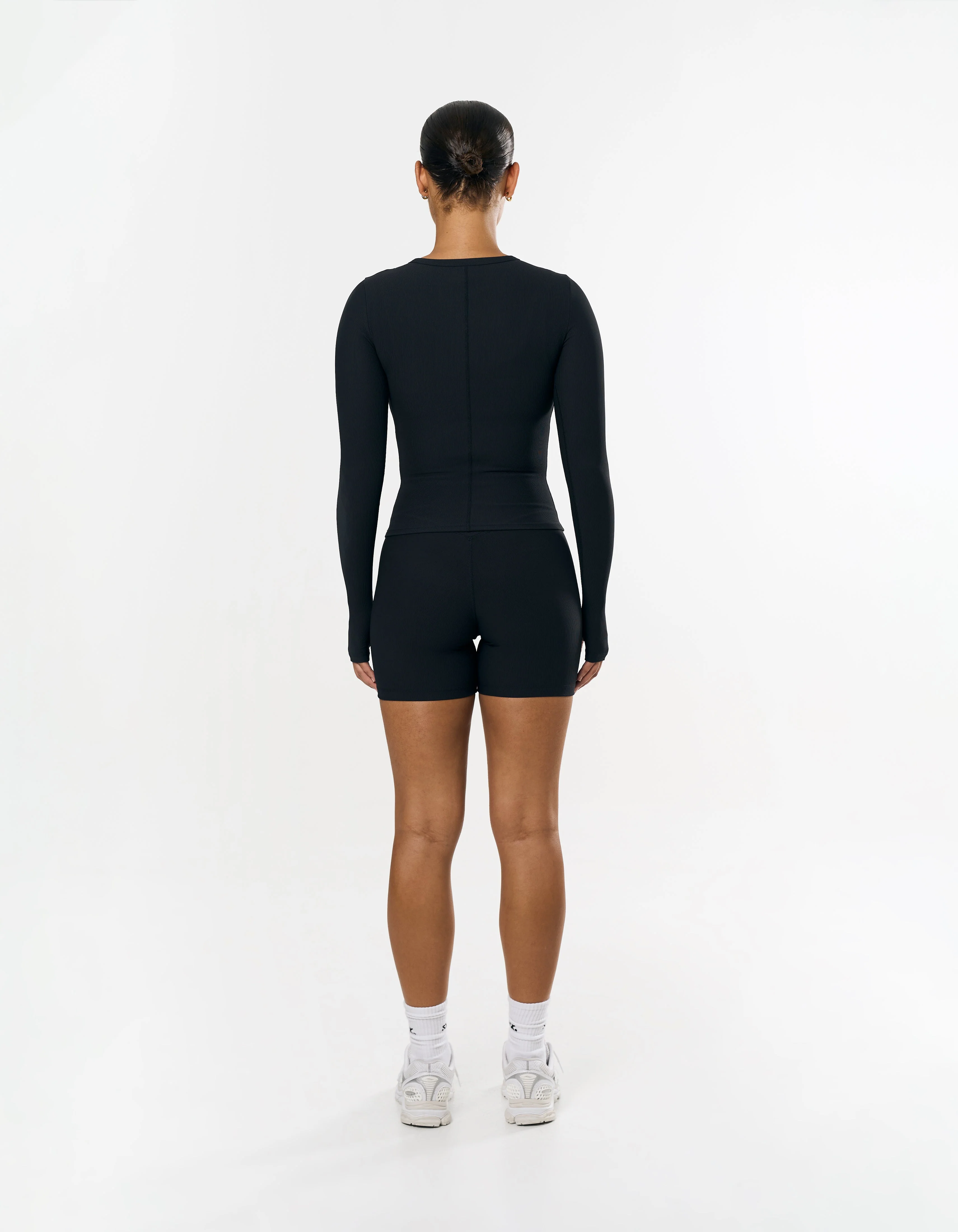 Active Rib Long Sleeve - Black - Image 6