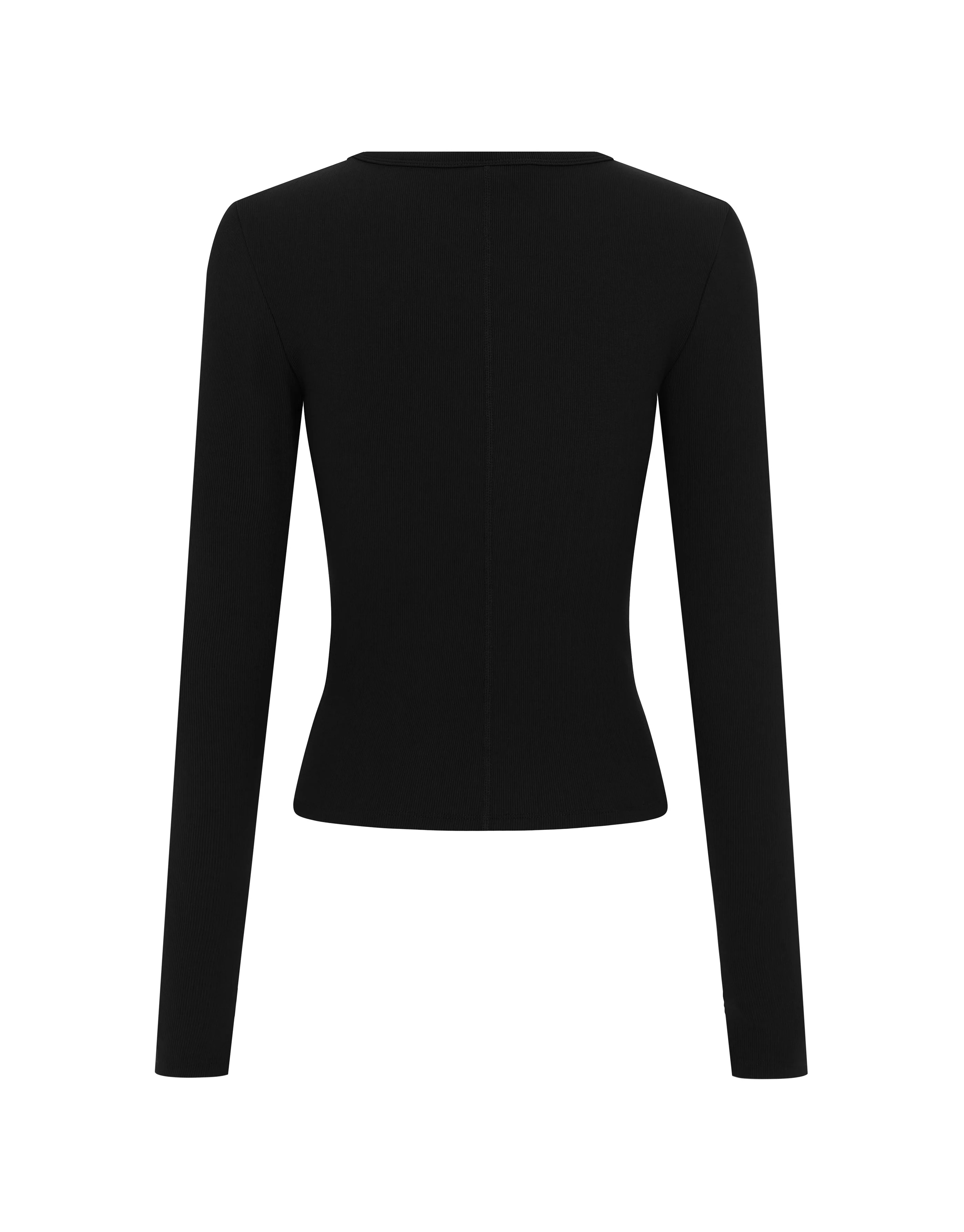 Active Rib Long Sleeve - Black - Image 8