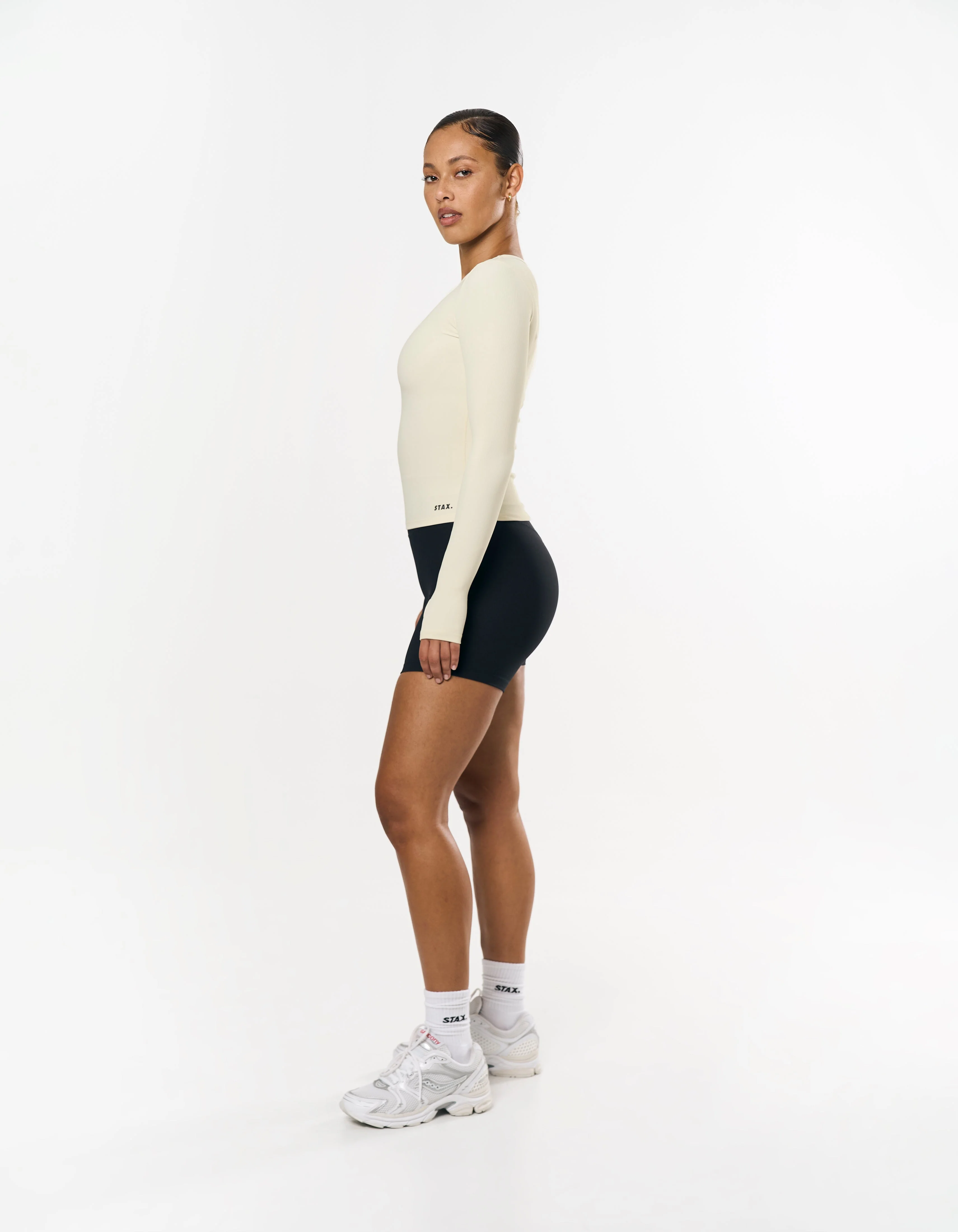 Active Rib Long Sleeve - Cloud - Image 3