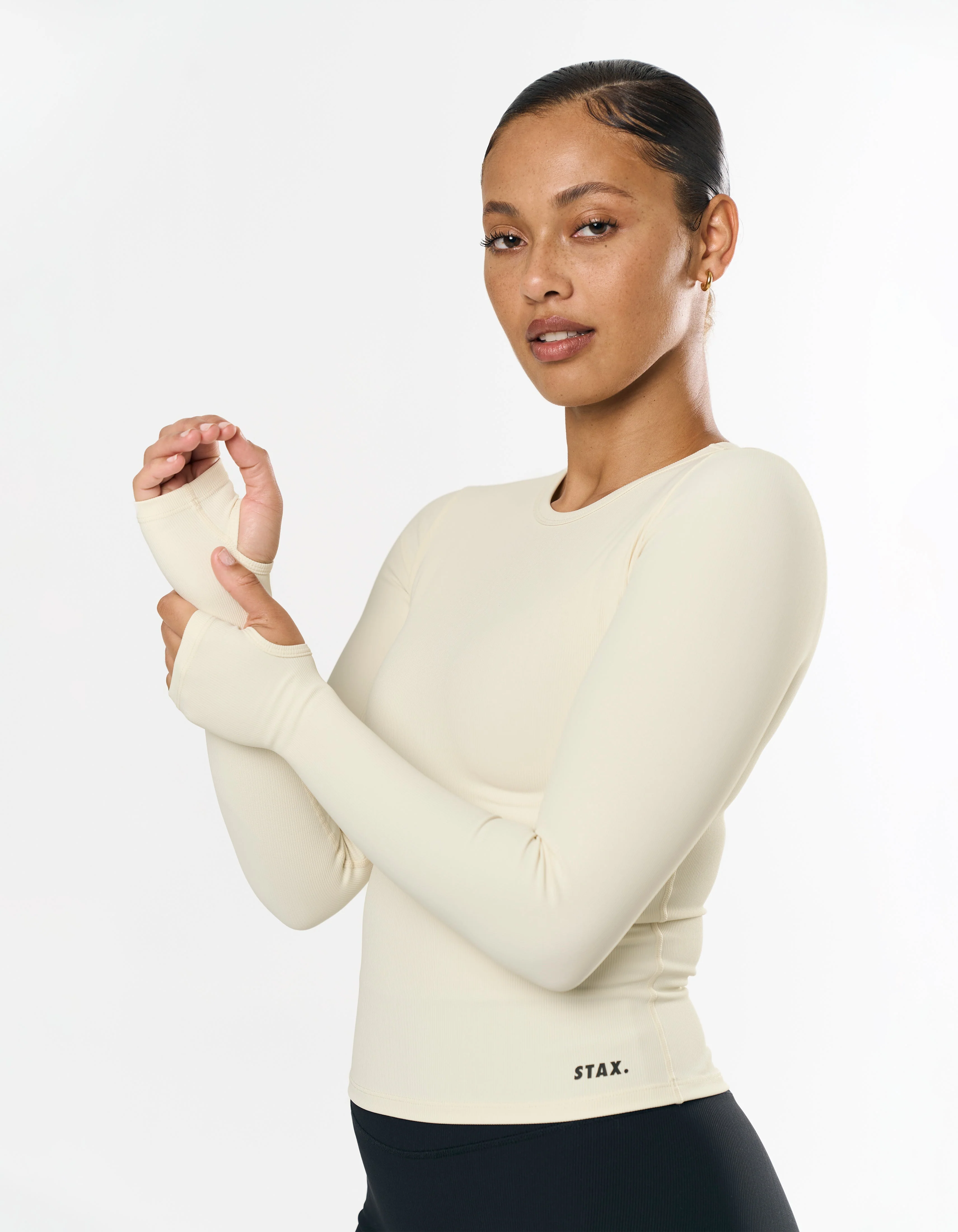 Active Rib Long Sleeve - Cloud - Image 7