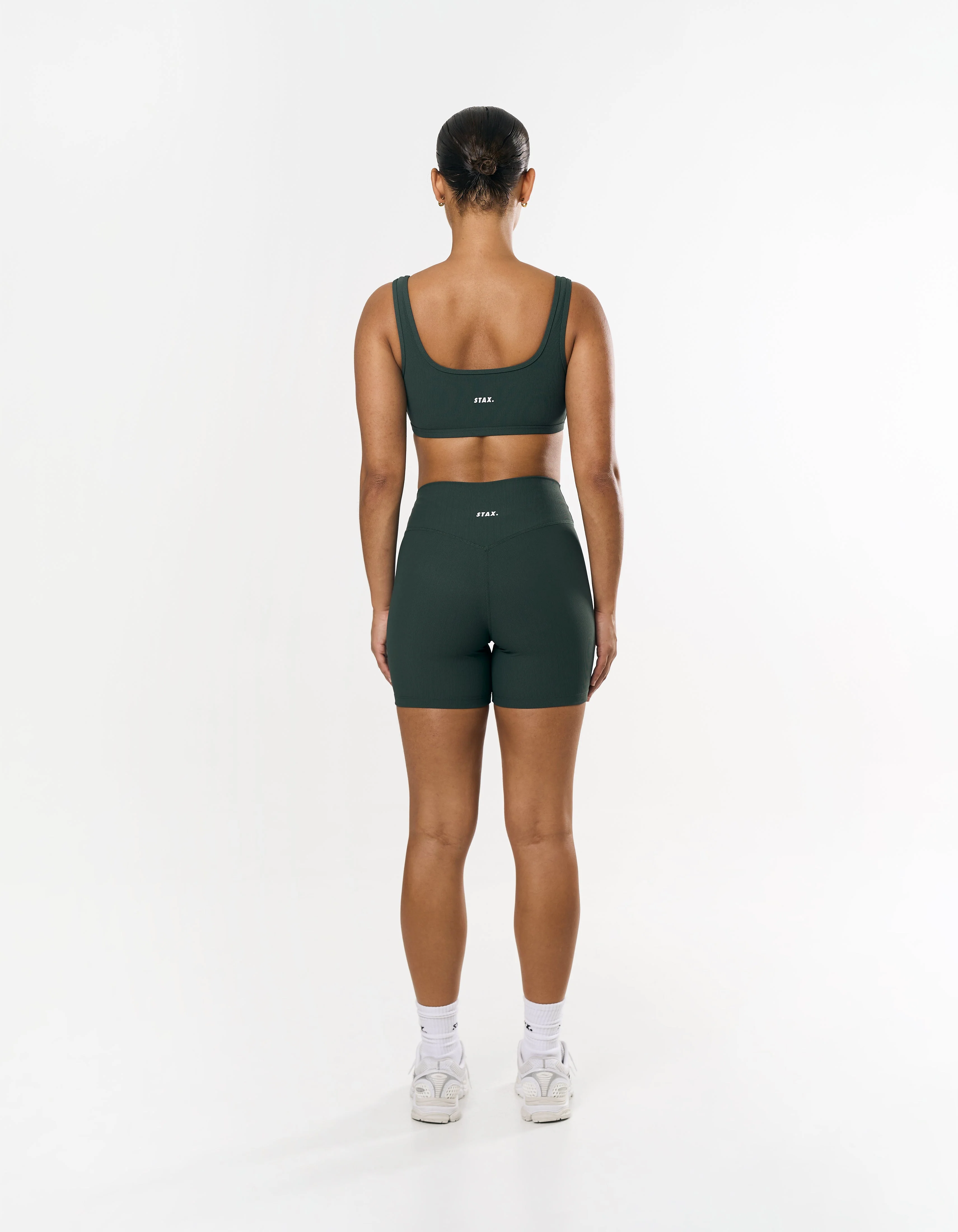 Active Rib Midi Bike Shorts - Alpine - Image 6