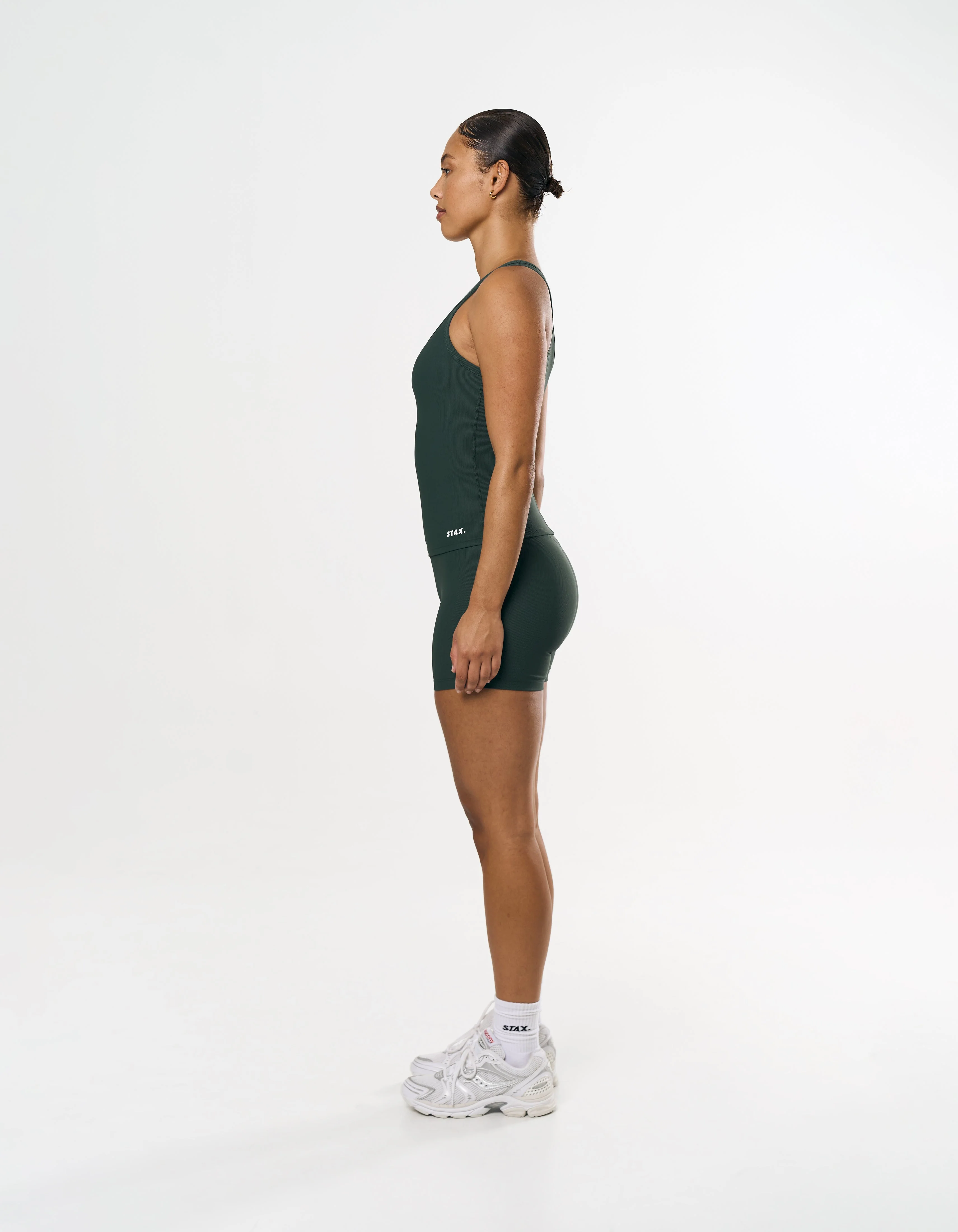 Active Rib Racer Singlet - Alpine - Image 4