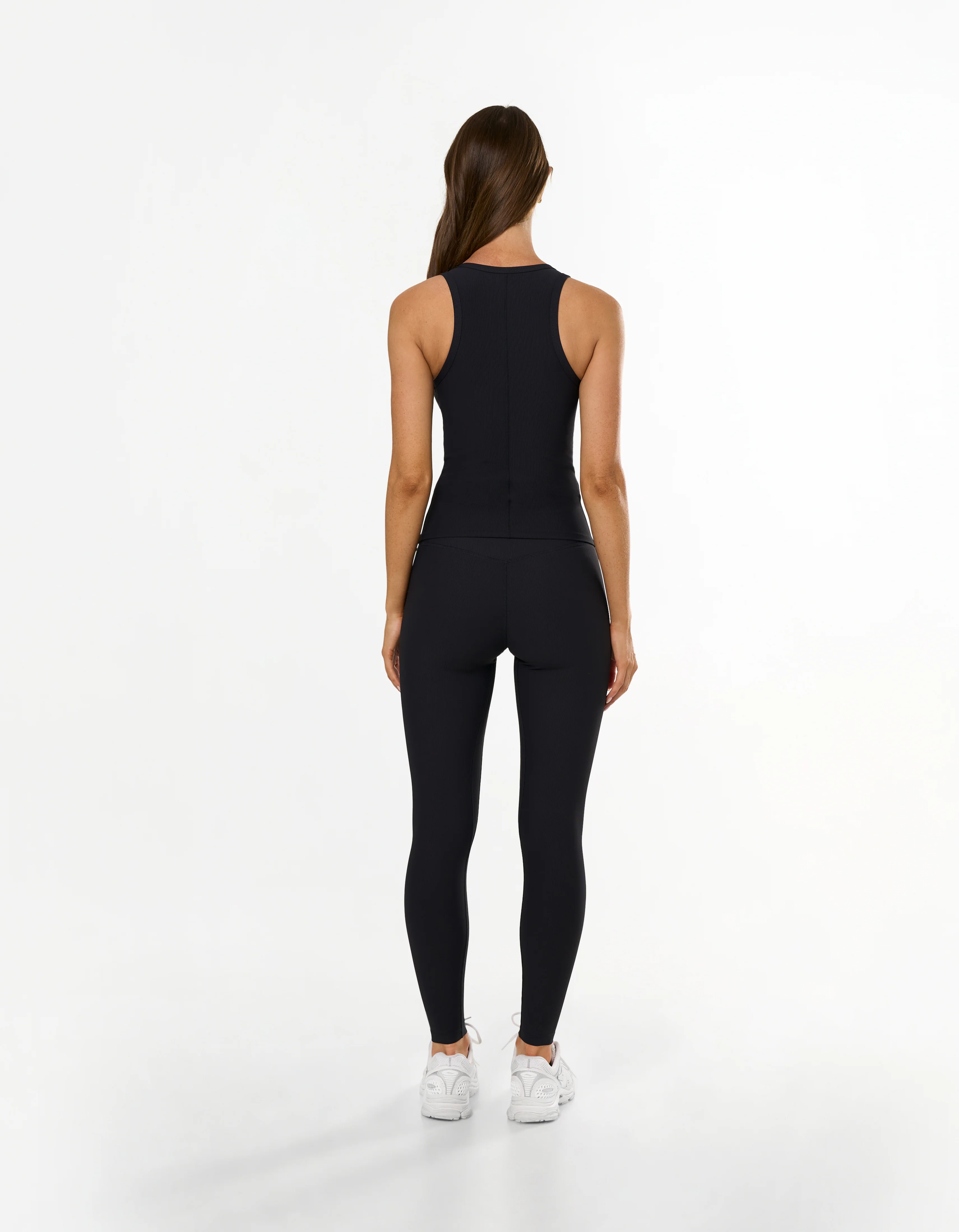 Active Rib Racer Singlet - Black - Image 4