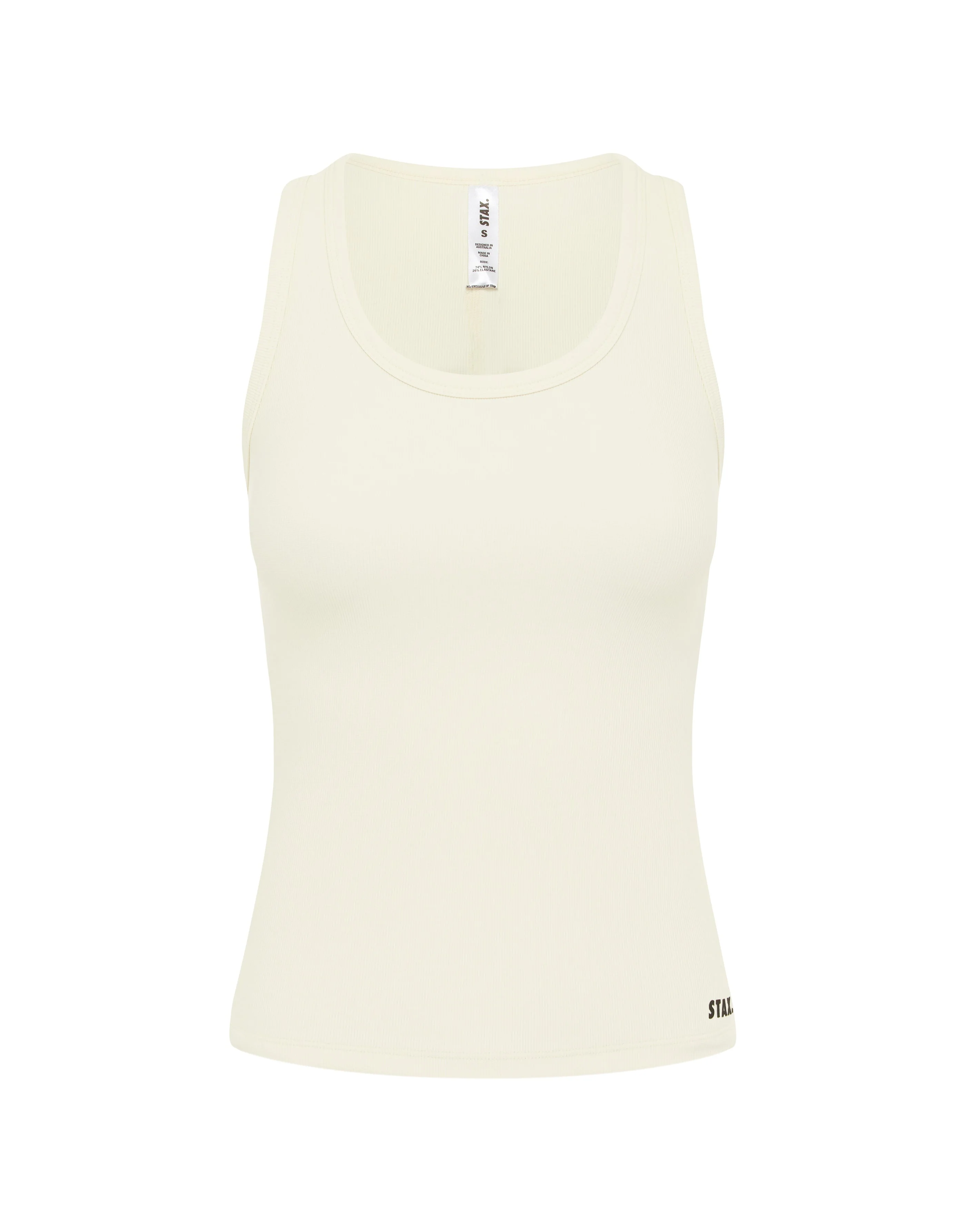 Active Rib Racer Singlet - Cloud - Image 10