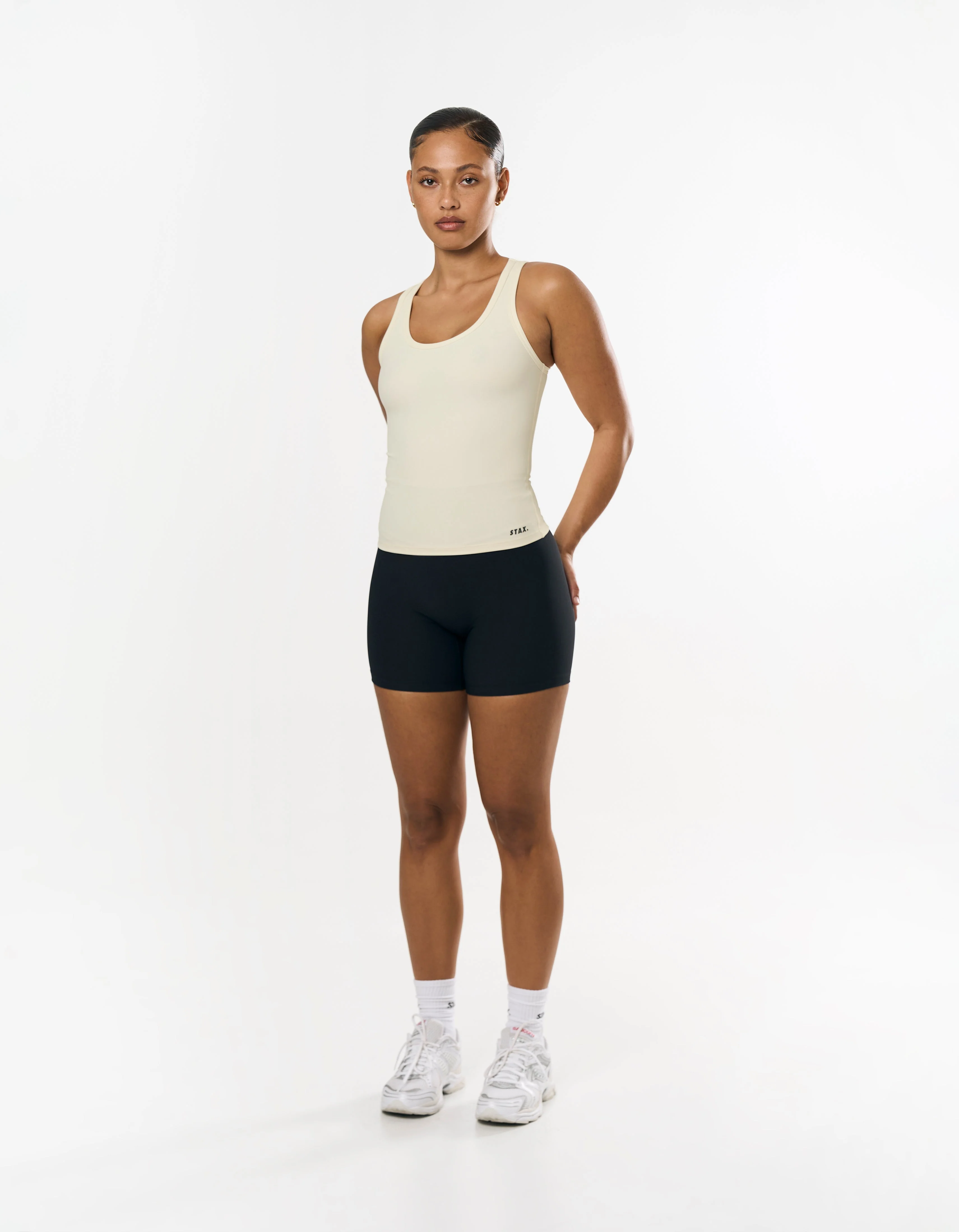 Active Rib Racer Singlet - Cloud - Image 6