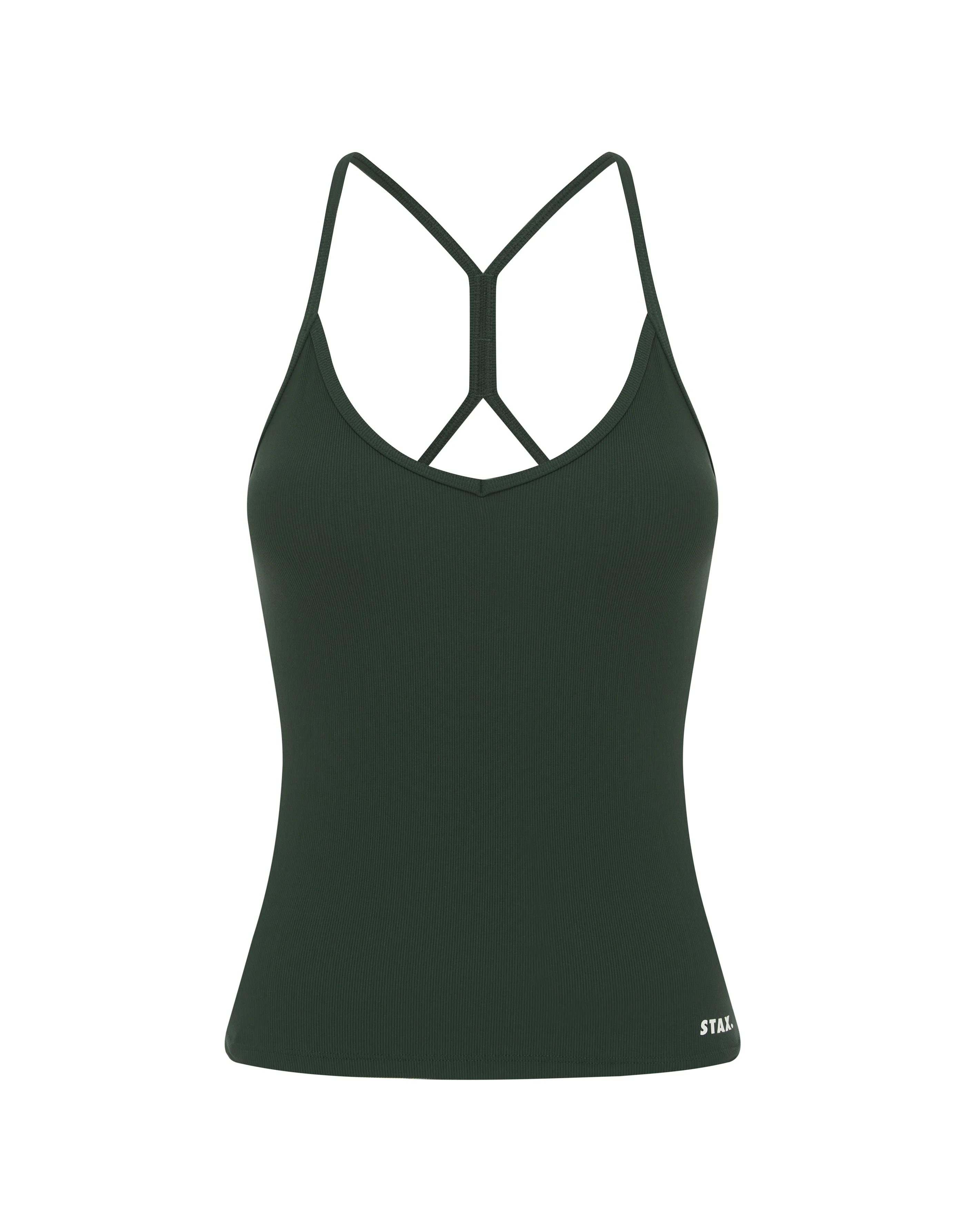 Active Rib Strappy Singlet - Alpine - Image 10