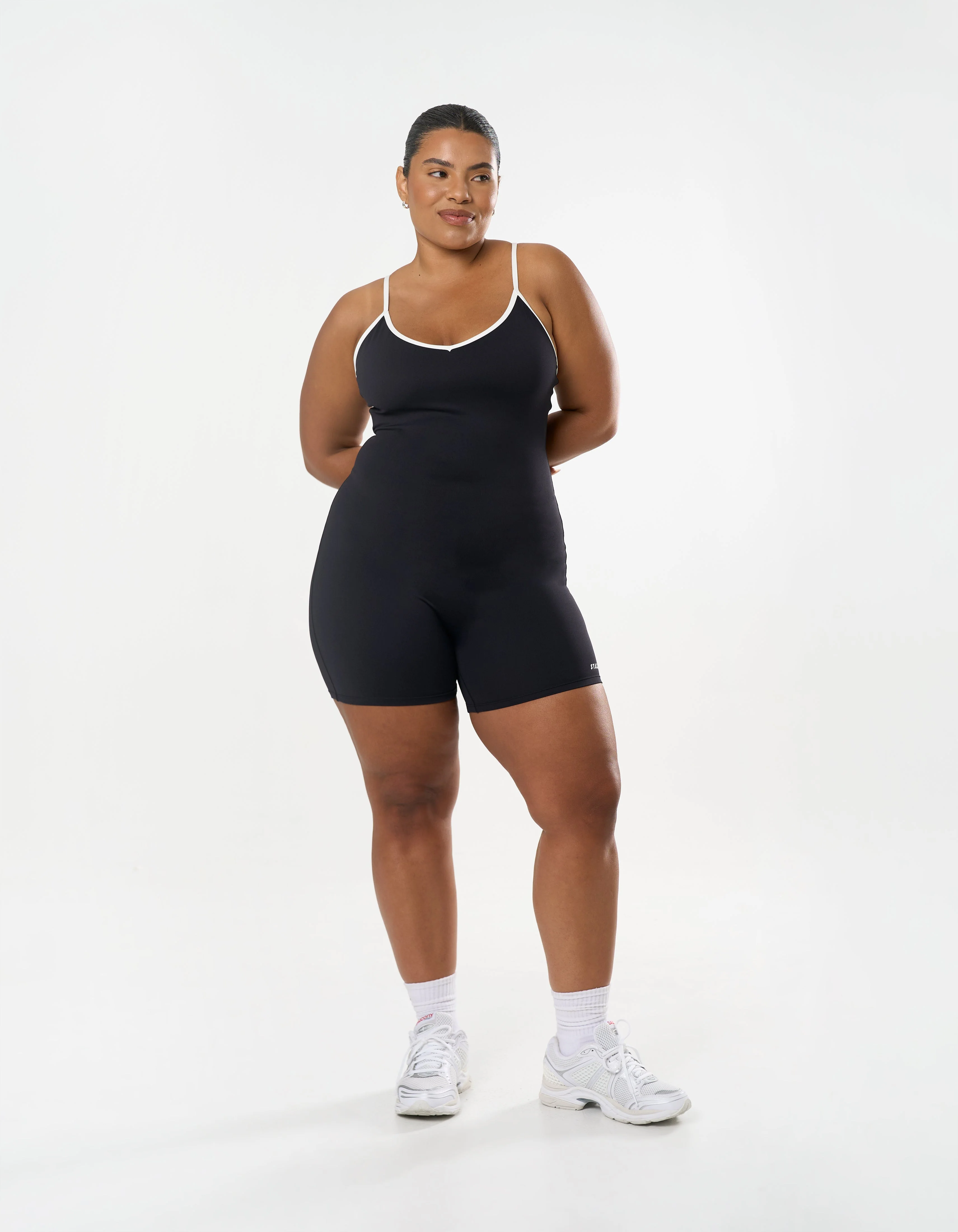 Backless Playsuit Airlyte - Liquorice - Image 3