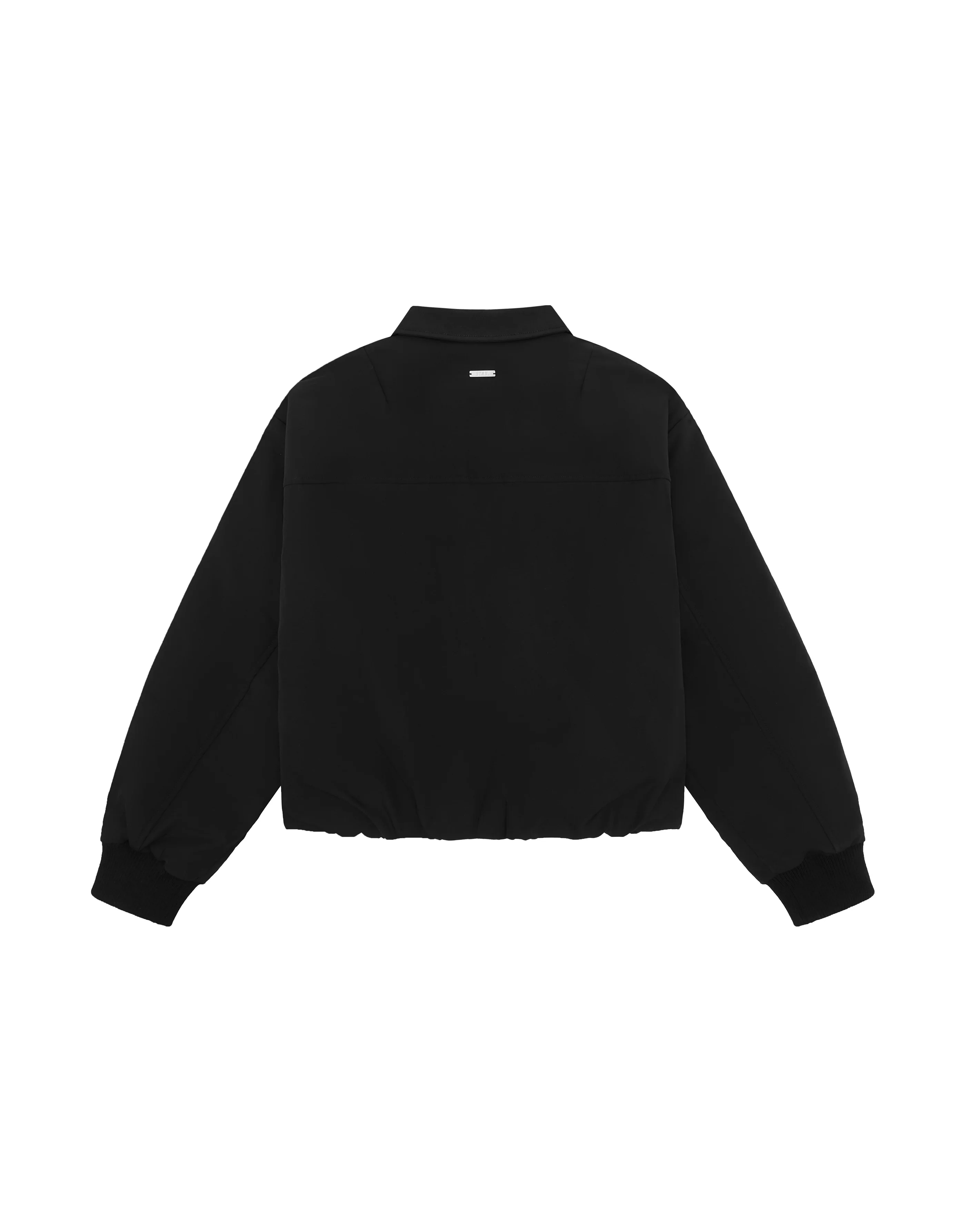 Collared Bomber Jacket - Ink - Image 7