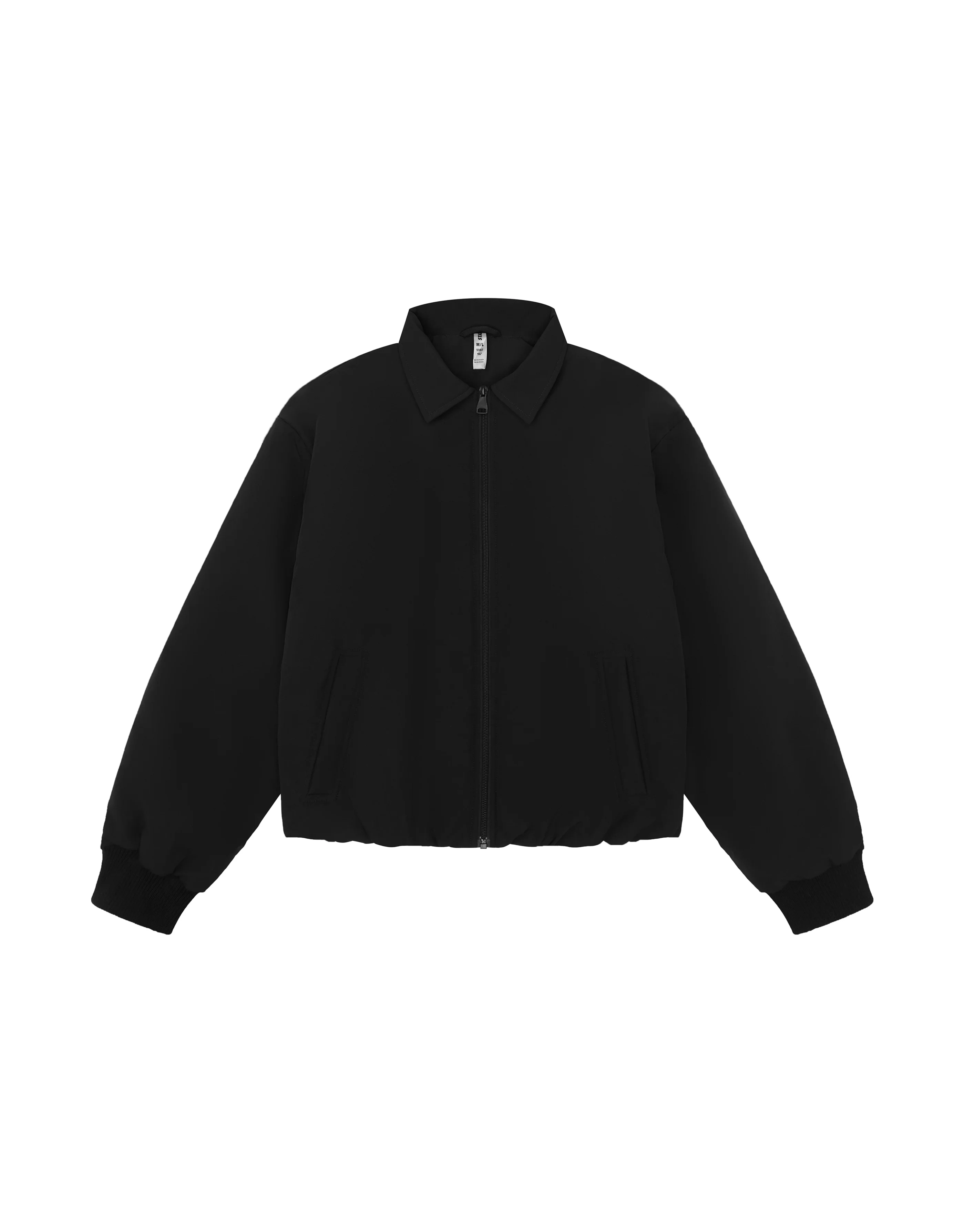 Collared Bomber Jacket - Ink - Image 8