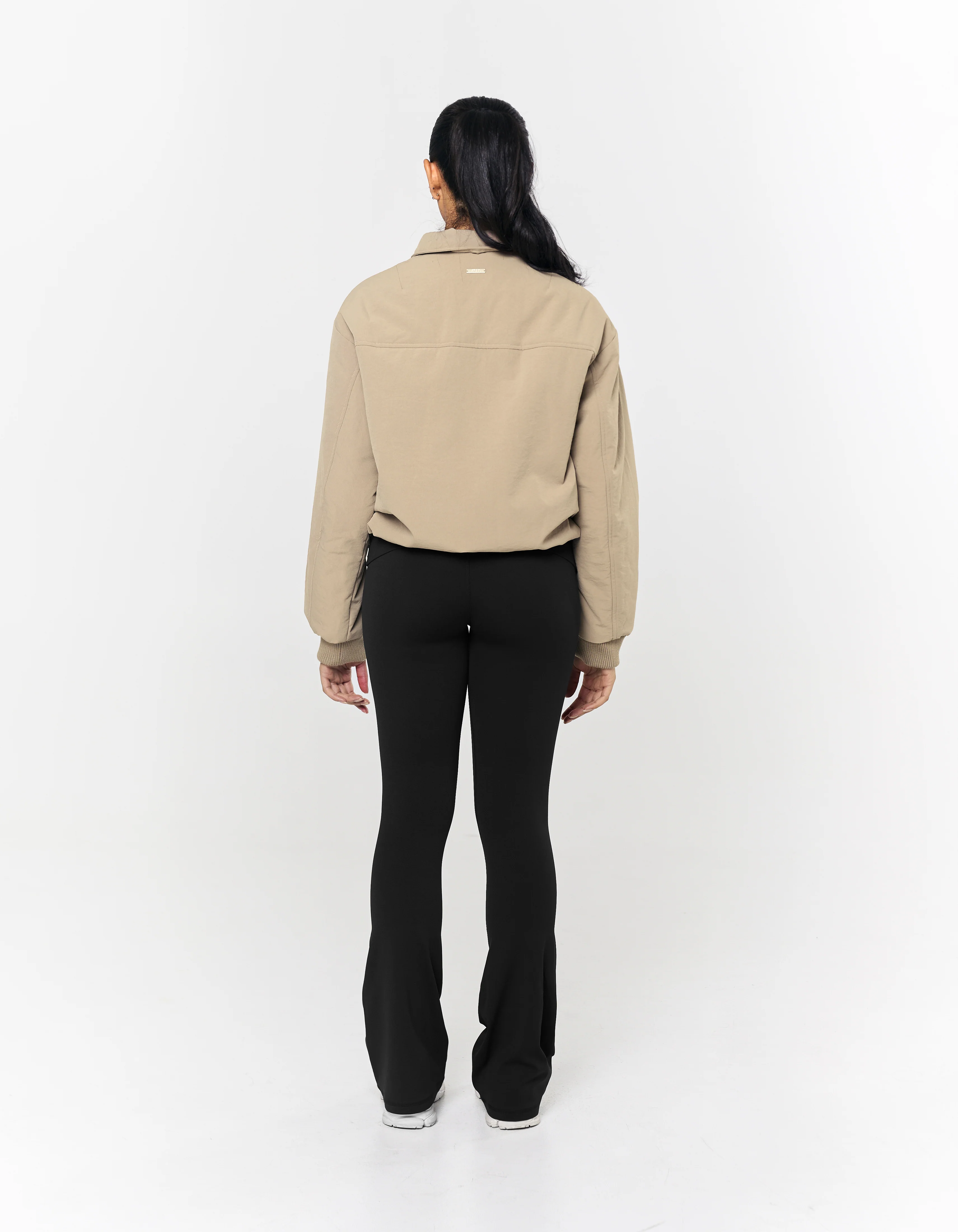 Collared Bomber Jacket - Sandstone - Image 5