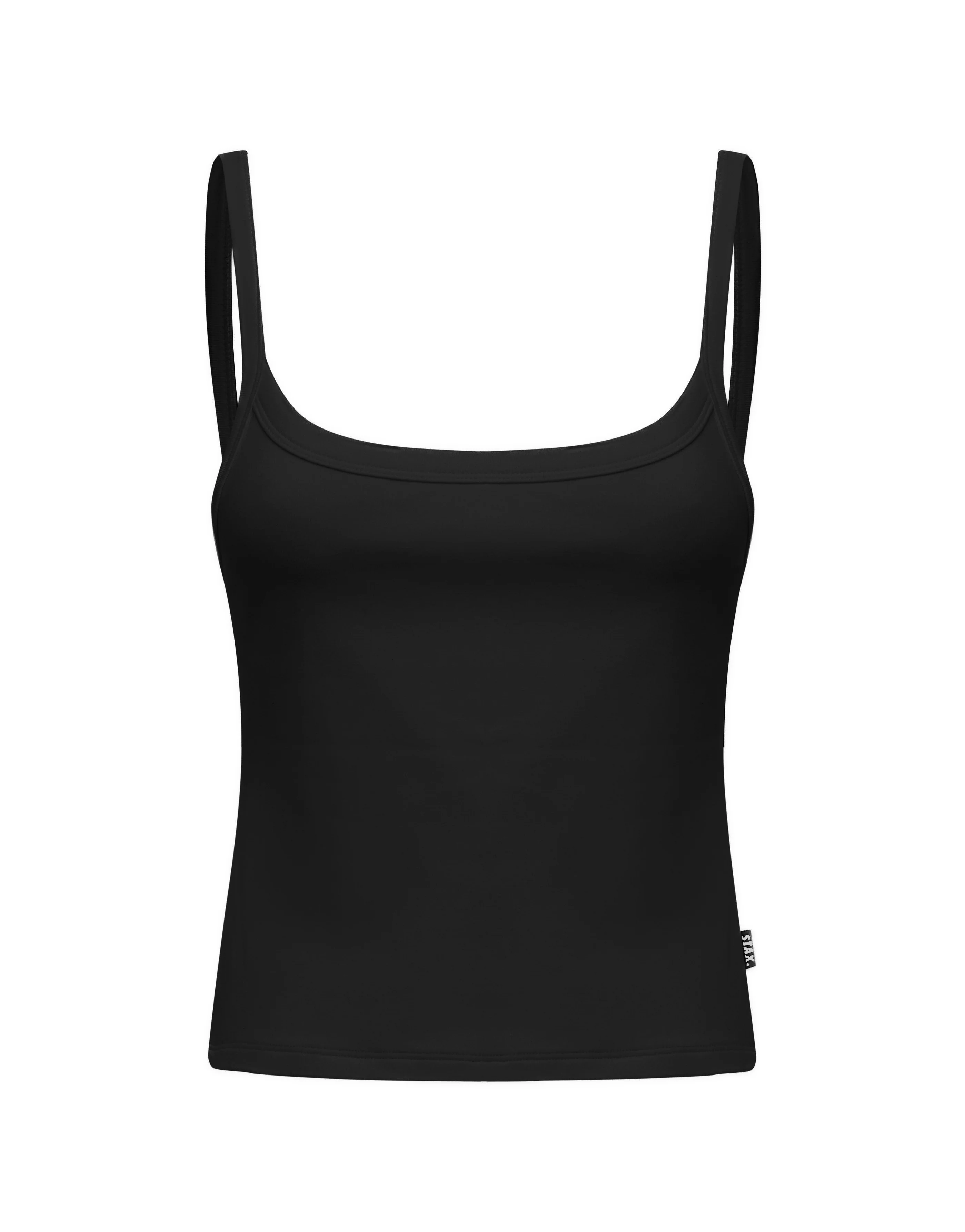 Cotton Comfort Singlet - Black - Image 11