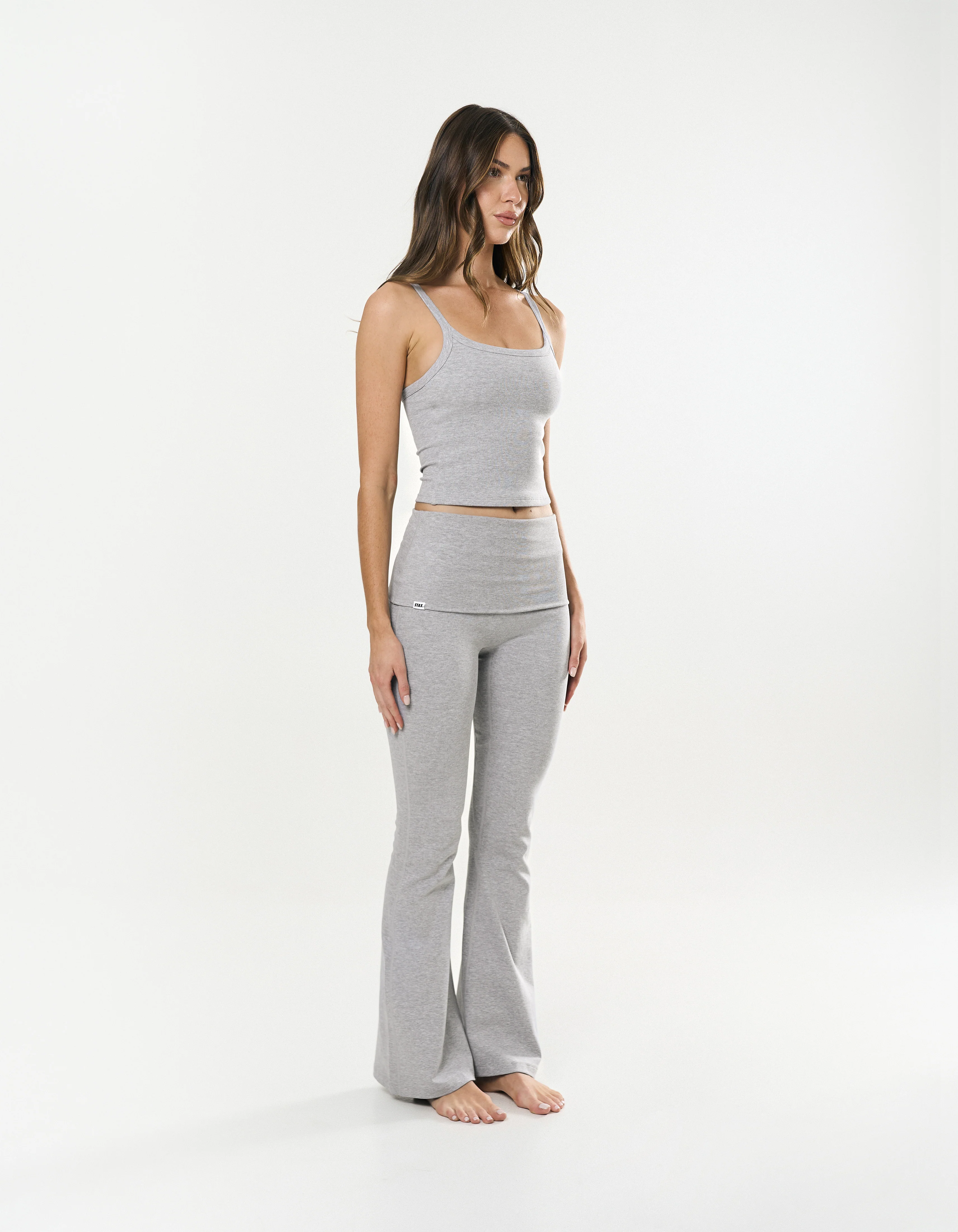 Cotton Comfort Singlet - Grey Marle - Image 4