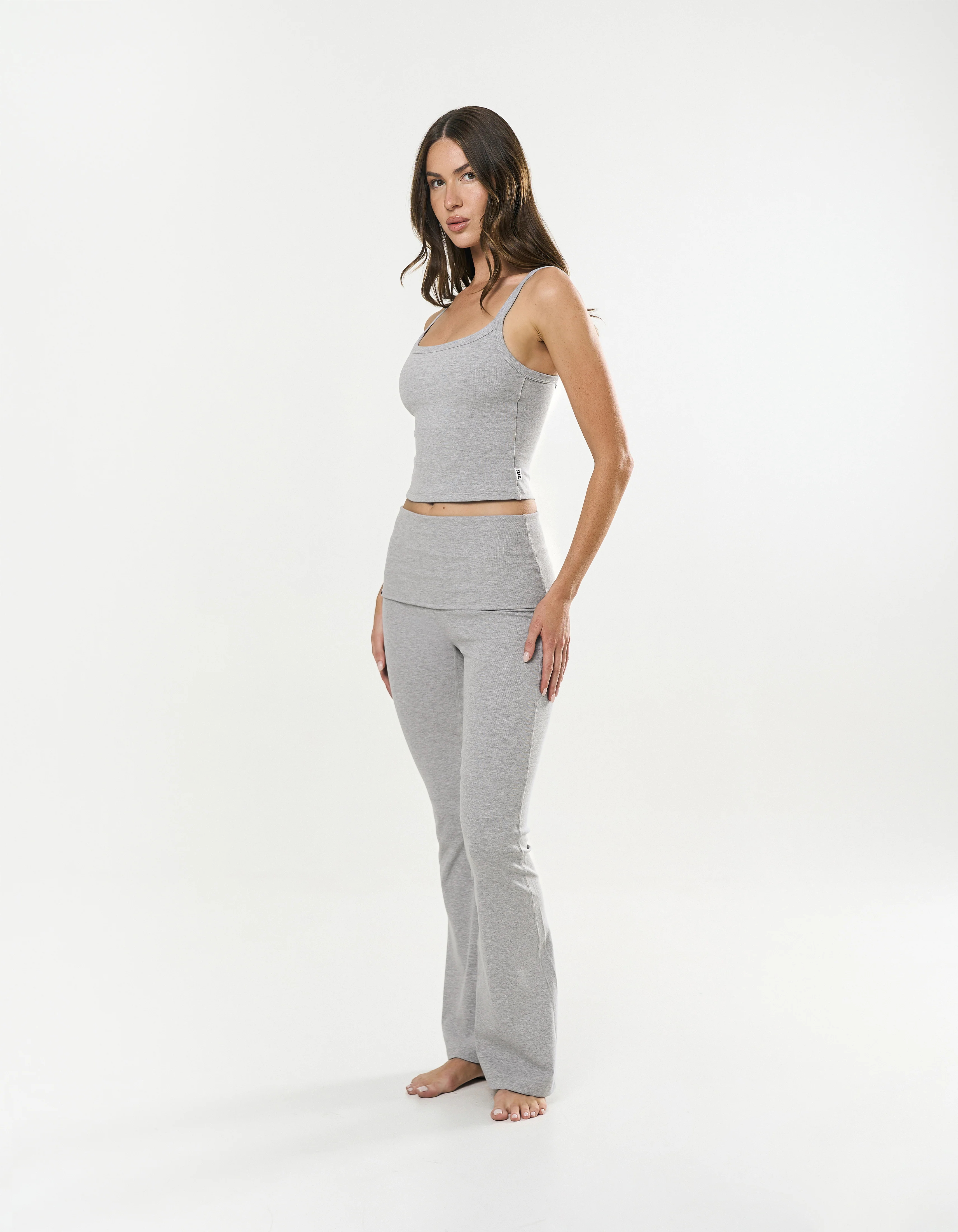 Cotton Comfort Singlet - Grey Marle - Image 8