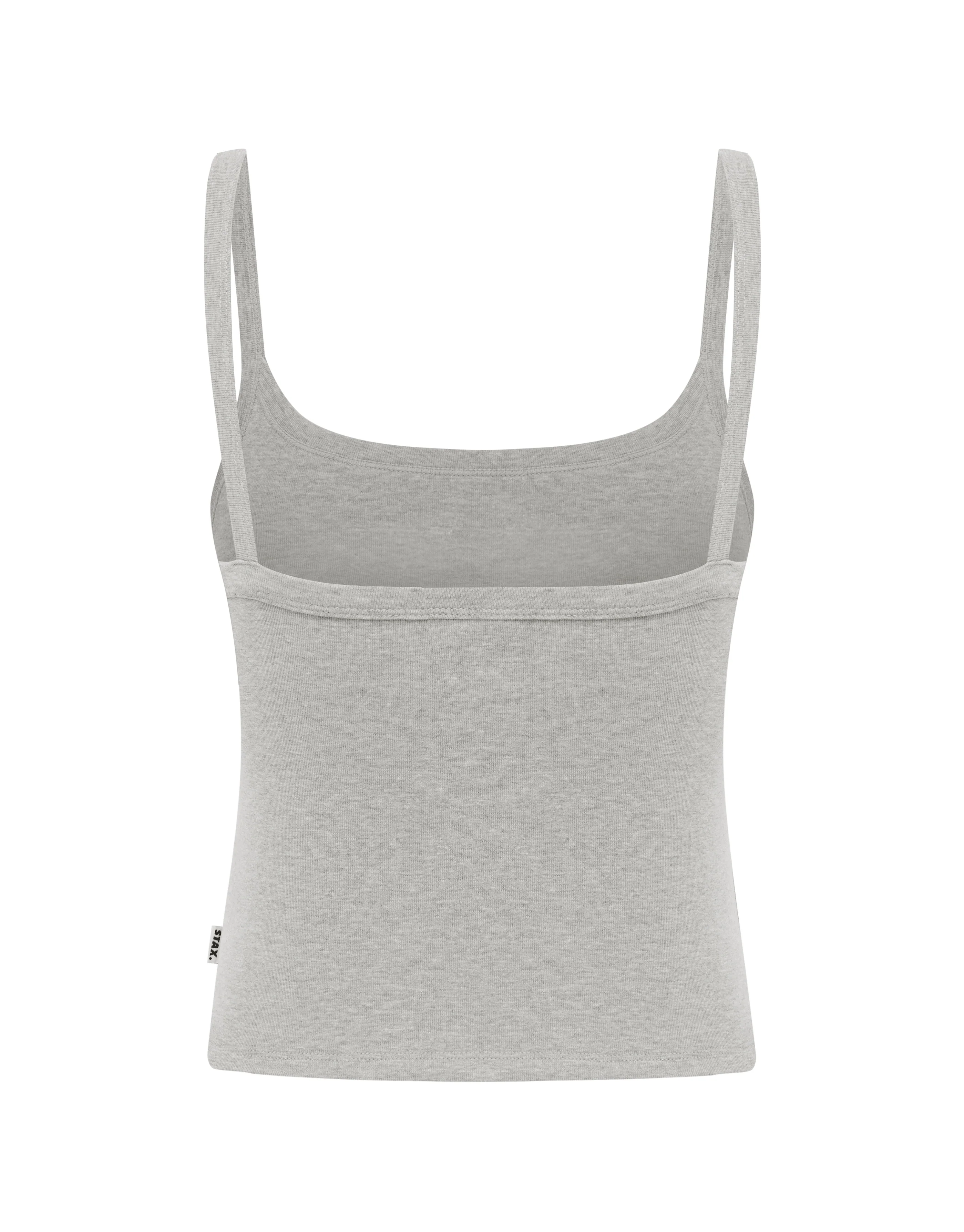 Cotton Comfort Singlet - Grey Marle - Image 9