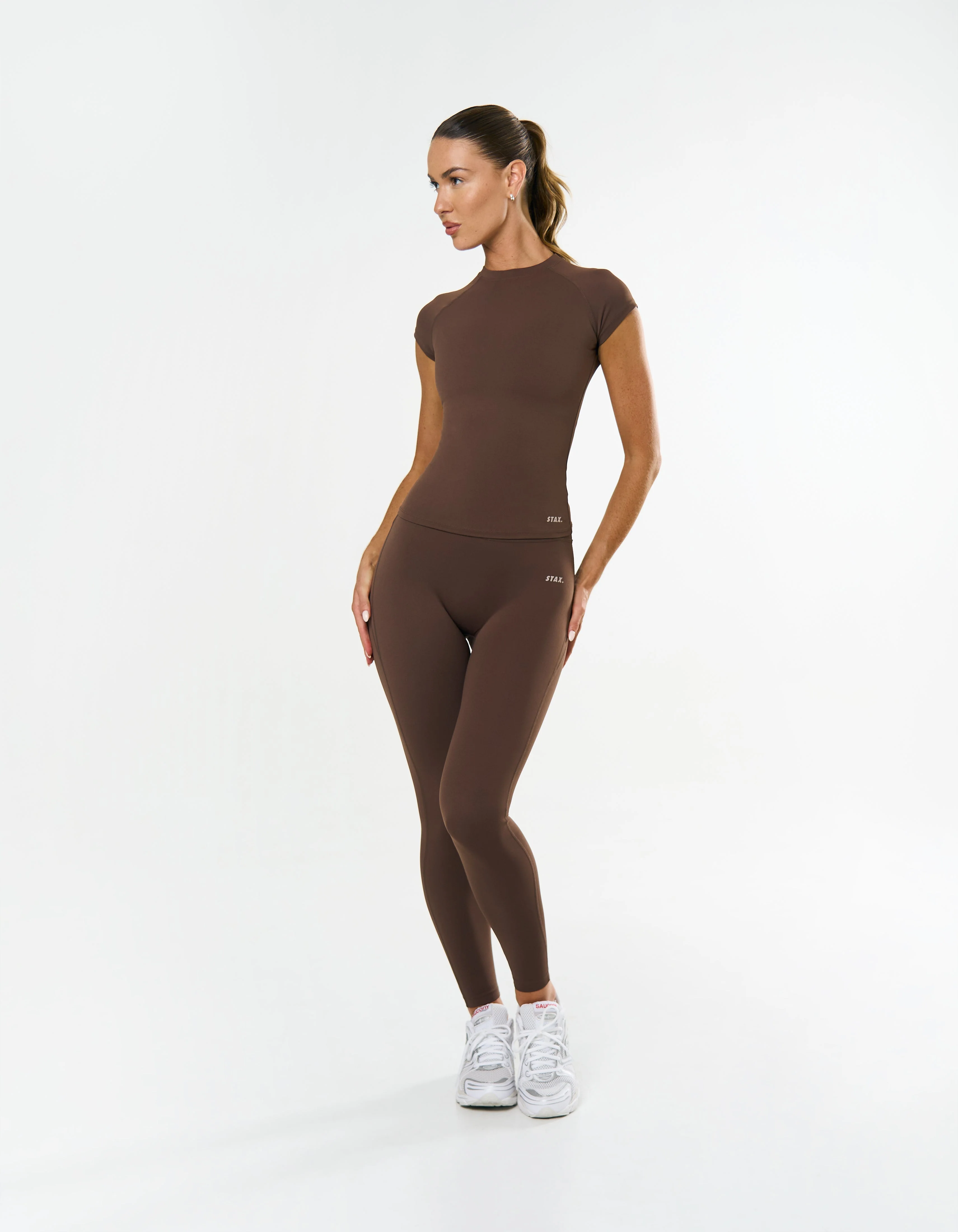 Crossover Full Length Tights Airlyte - Coconut - Image 10