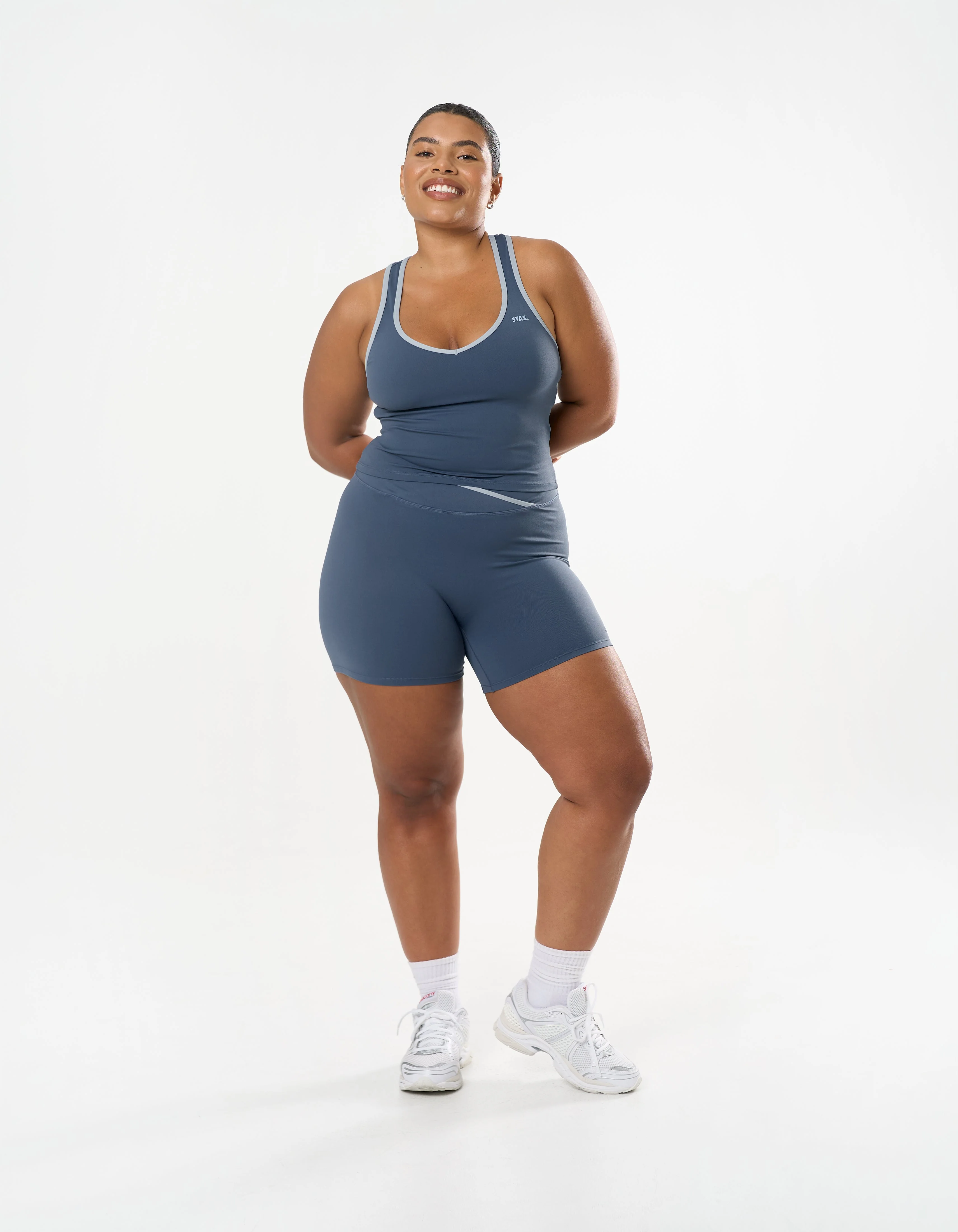 Crossover Standard Bike Shorts Airlyte - Sky - Image 3