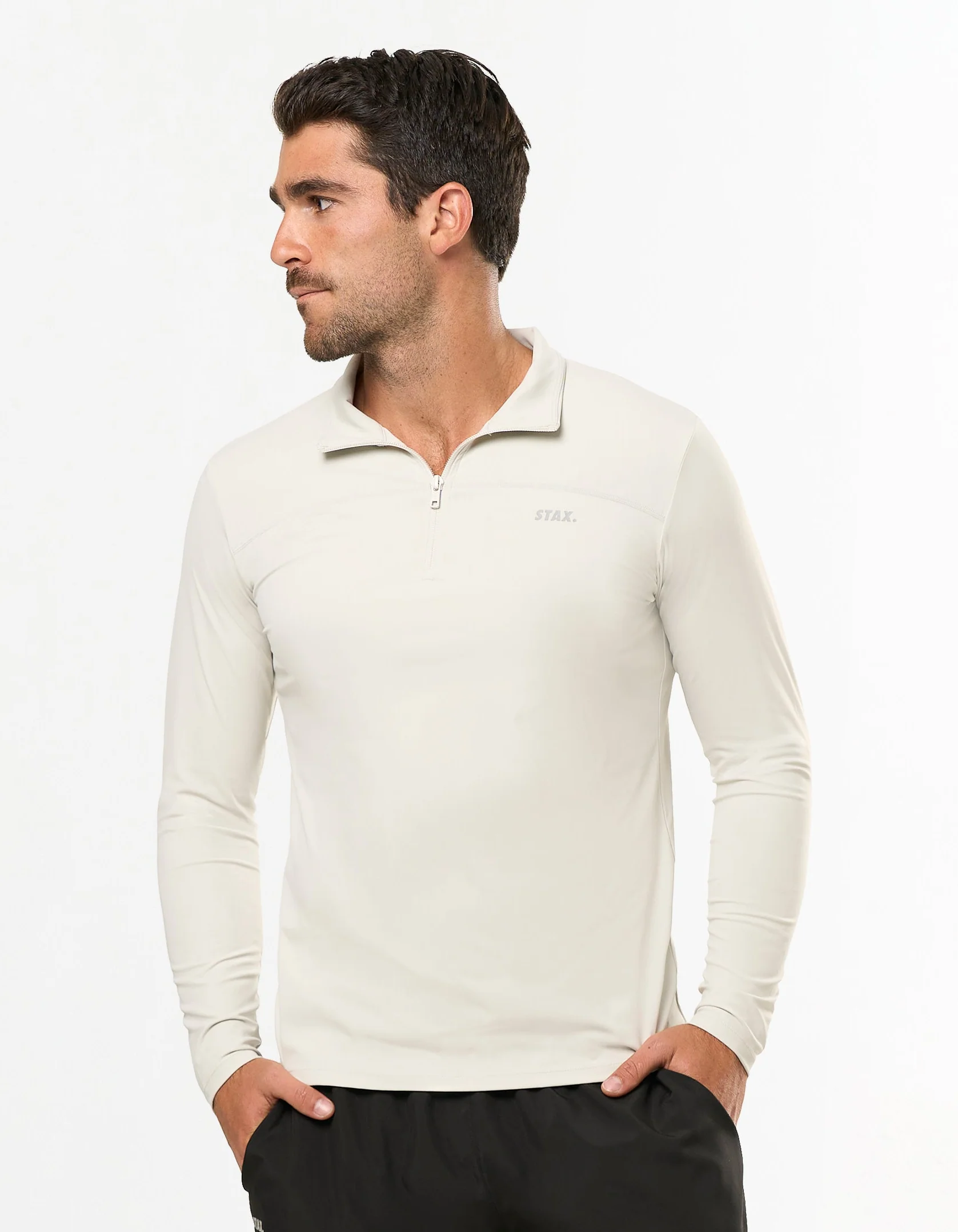 Dymo Zip Up - Ecru