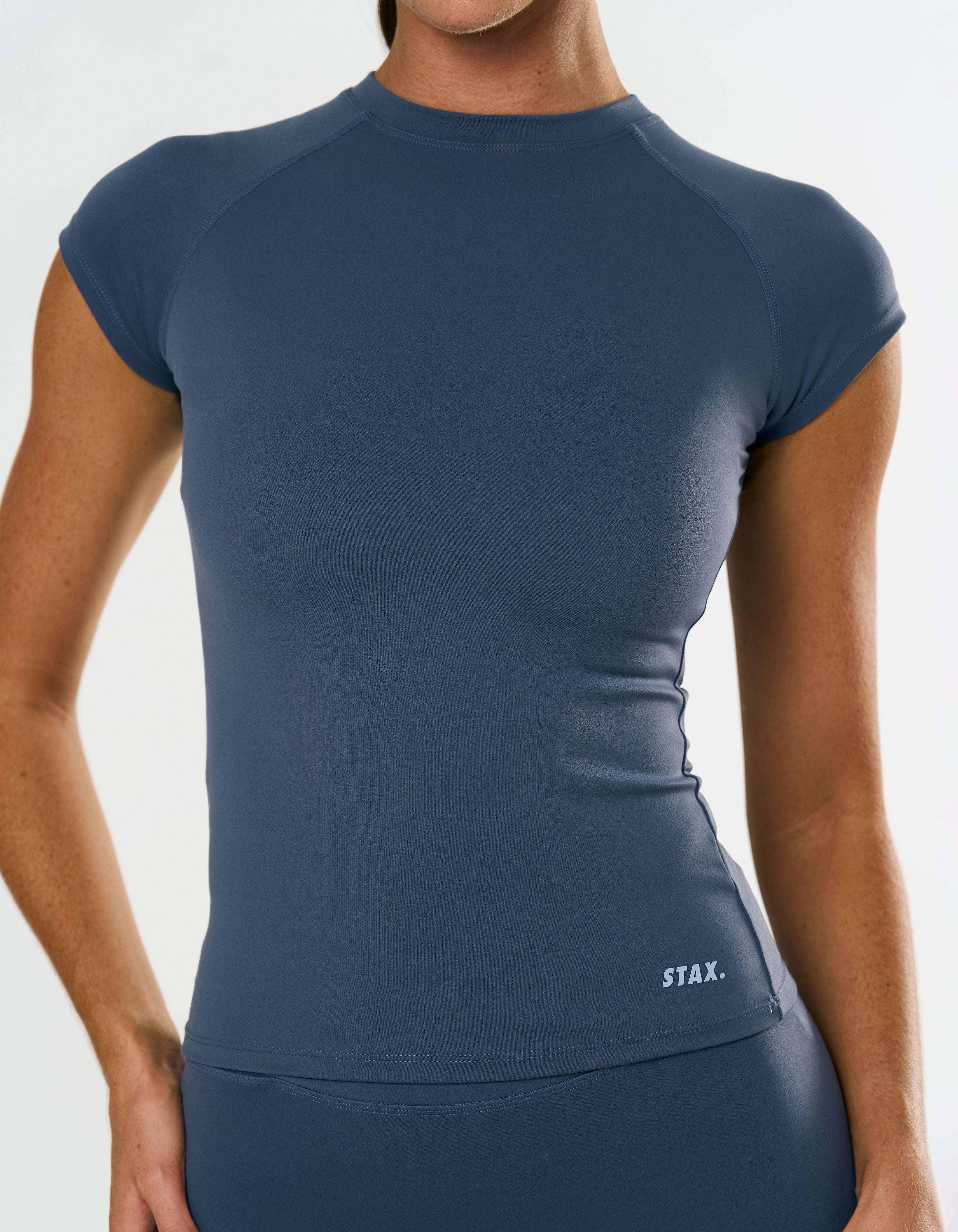 Cap Sleeve Tee Airlyte - Sky - Image 10