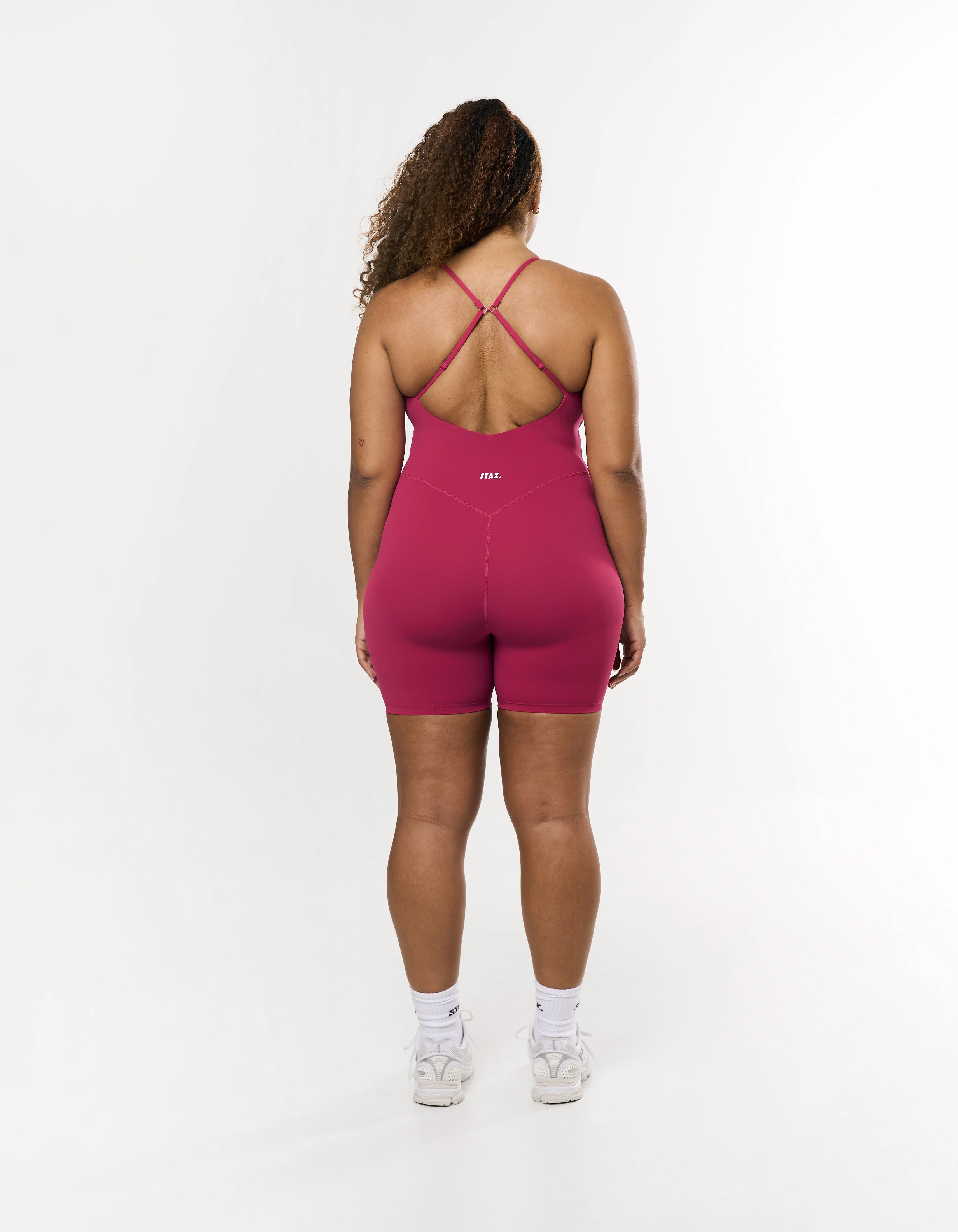 Low V Back Playsuit Airlyte - Blossom - Image 8