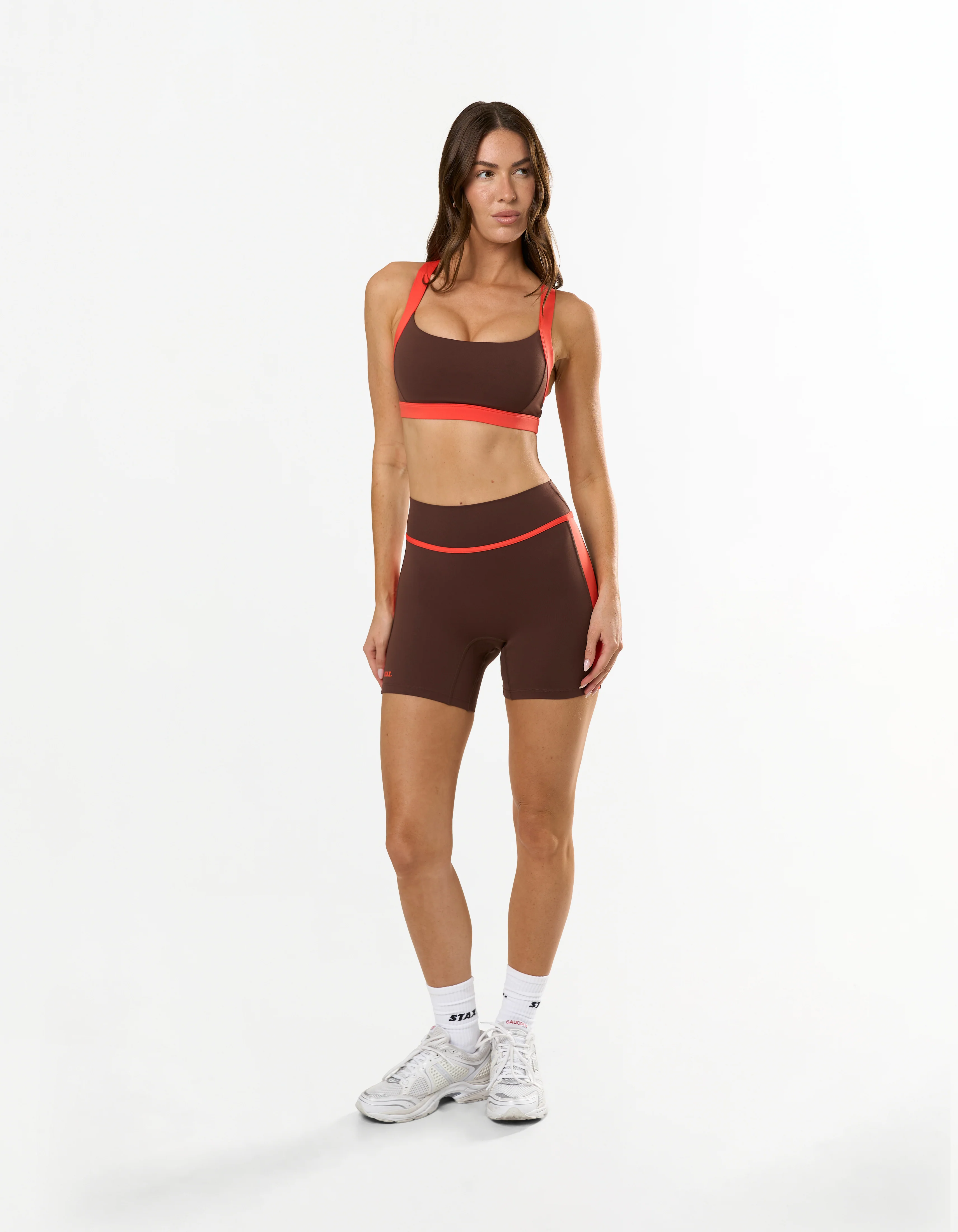 Panel Crossback Sports Bra Airlyte - Cola - Image 3