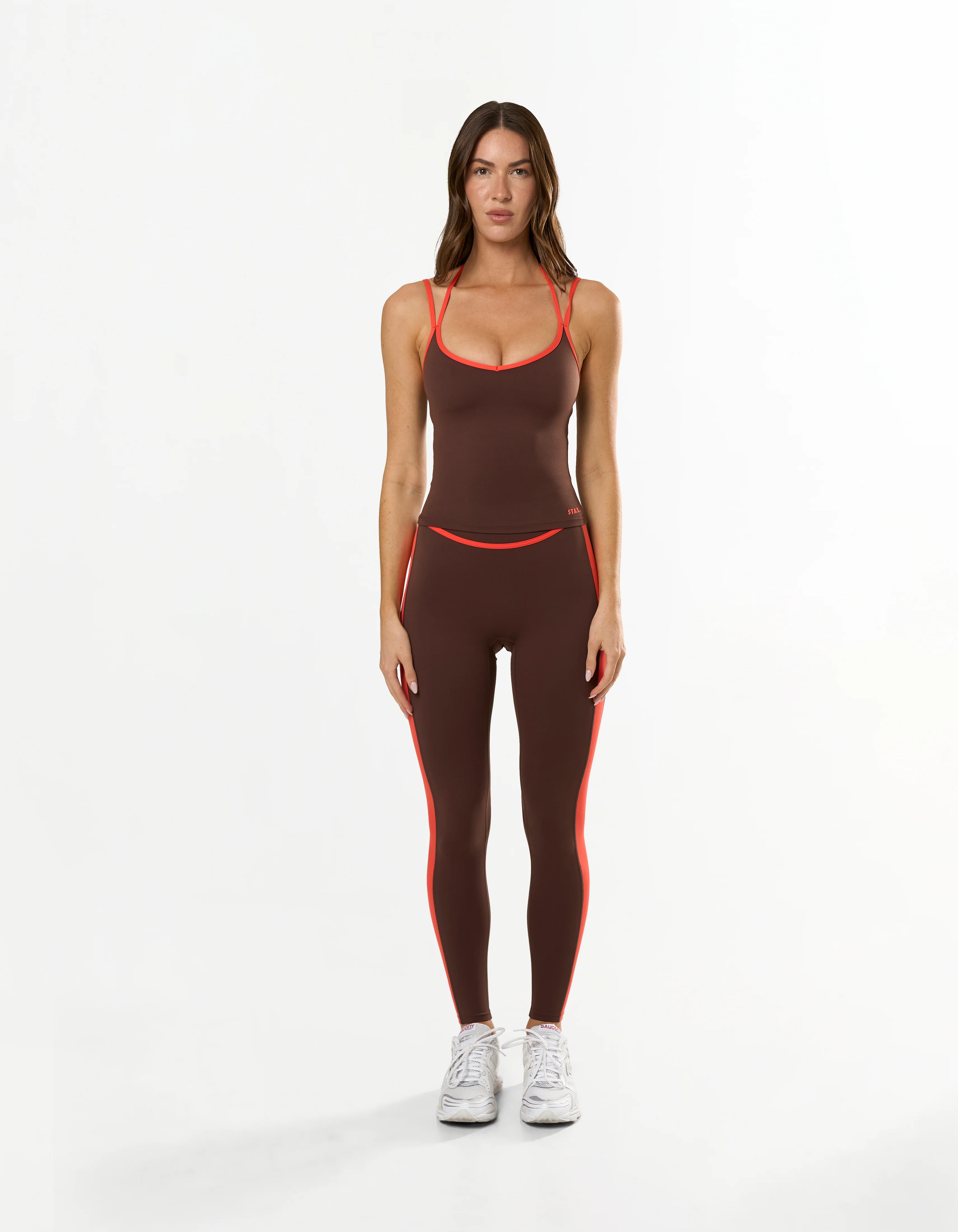 Panel Full Length Tights Airlyte - Cola - Image 8