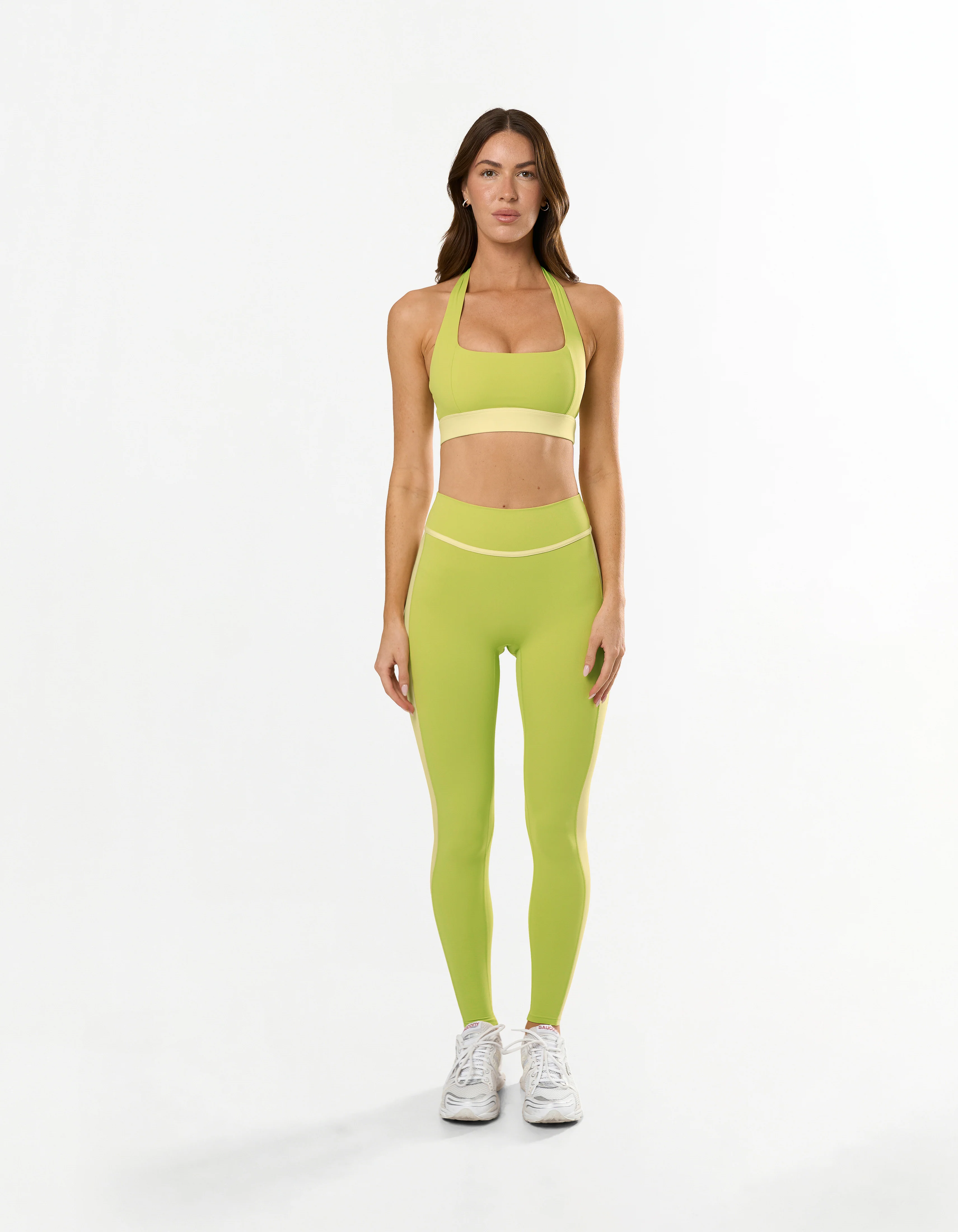 Panel Halter Sports Bra Airlyte - Limeade - Image 6