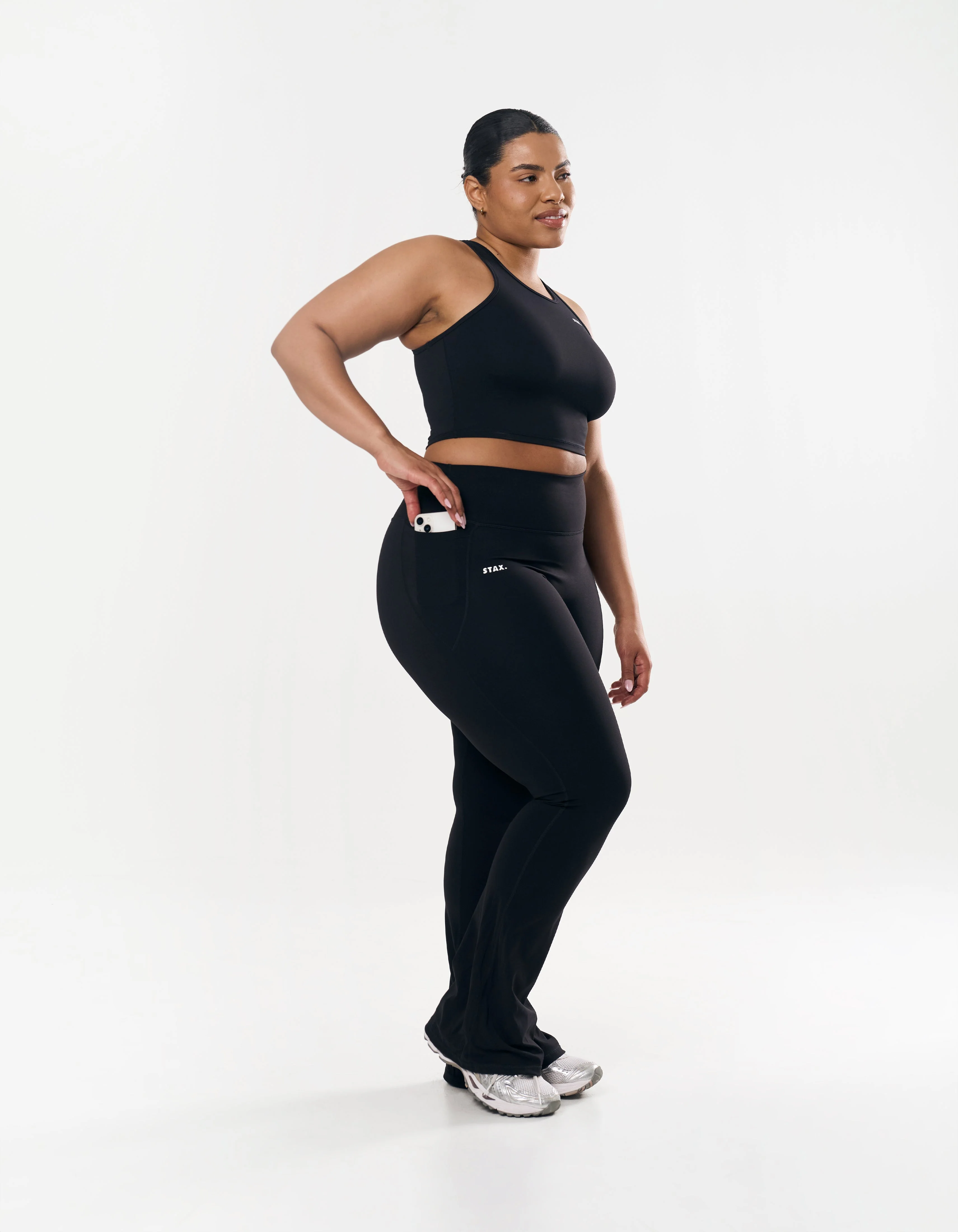 Phone Pocket Flare Tights NANDEX™ - Black - Image 7