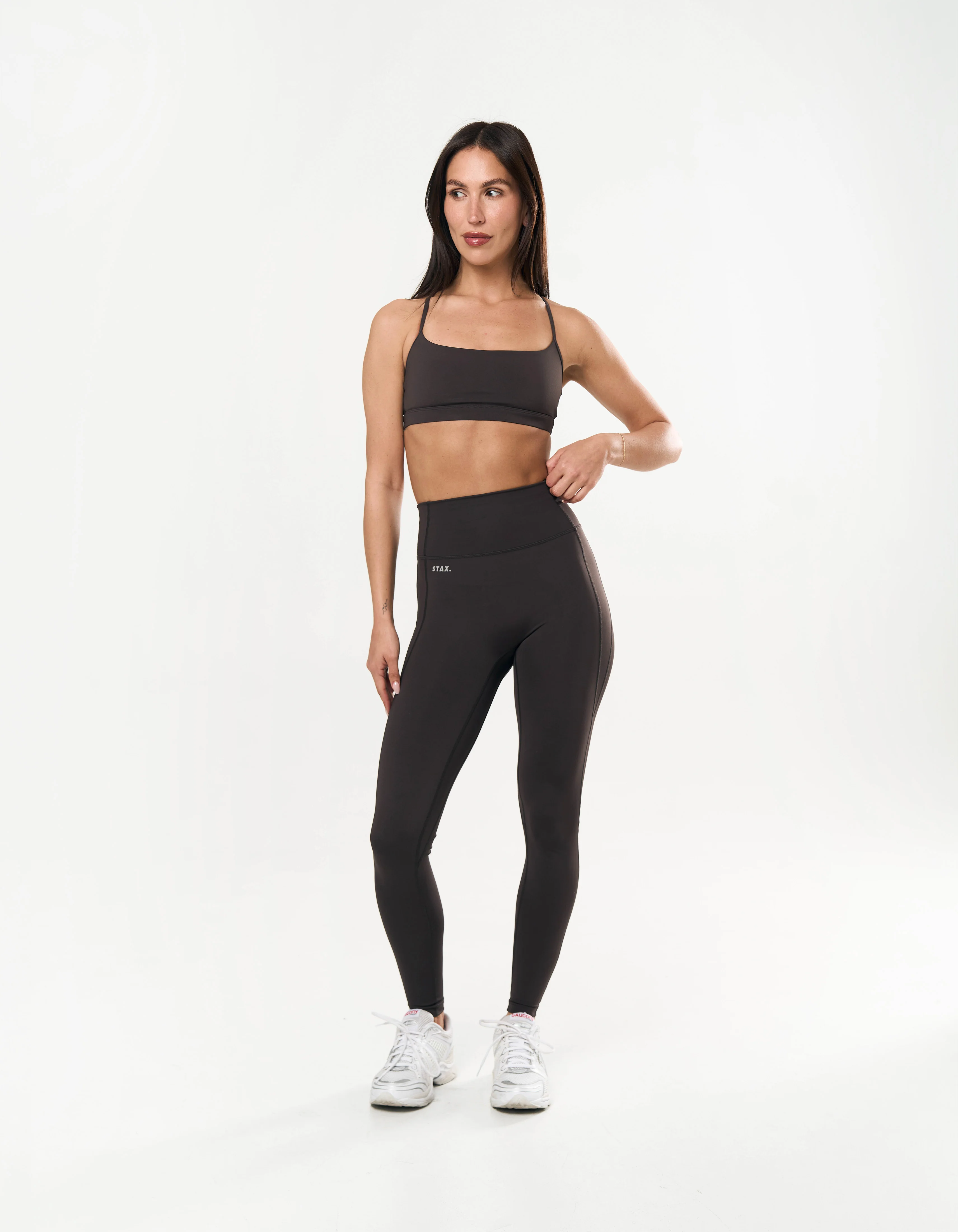 Pocket Full Length Tights Astryx - Truffle - Image 8