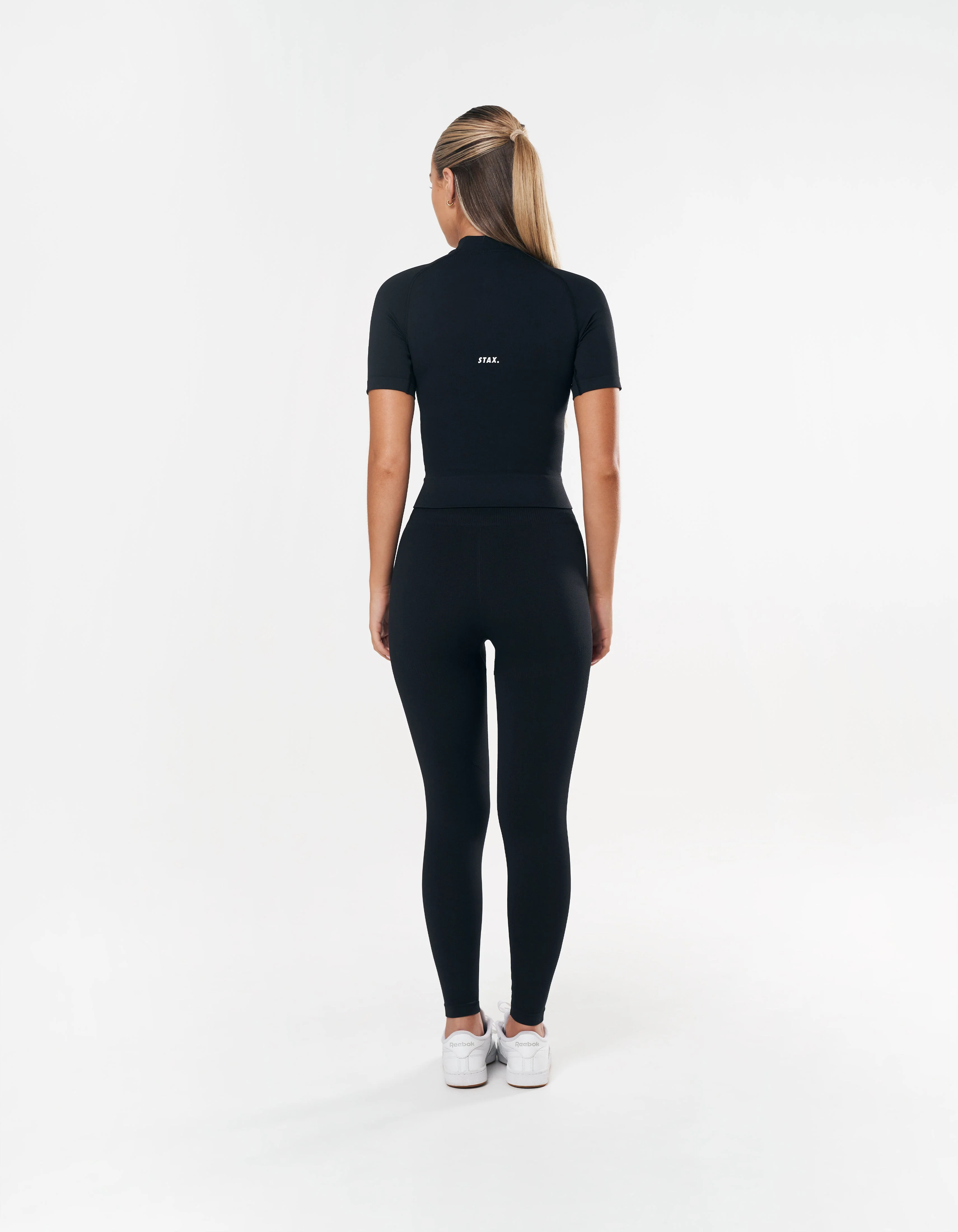 Premium Seamless High Neck Tee - Astro - Image 8