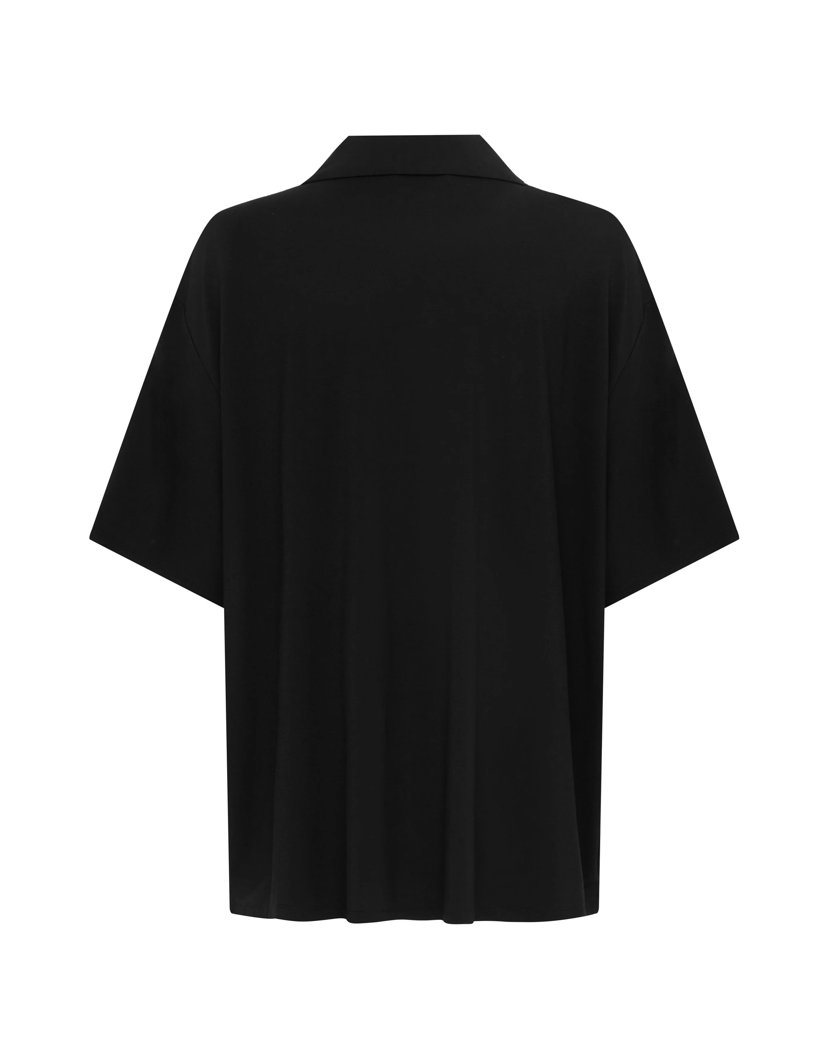 Sleep Short Sleeve Shirt - Black - Image 9