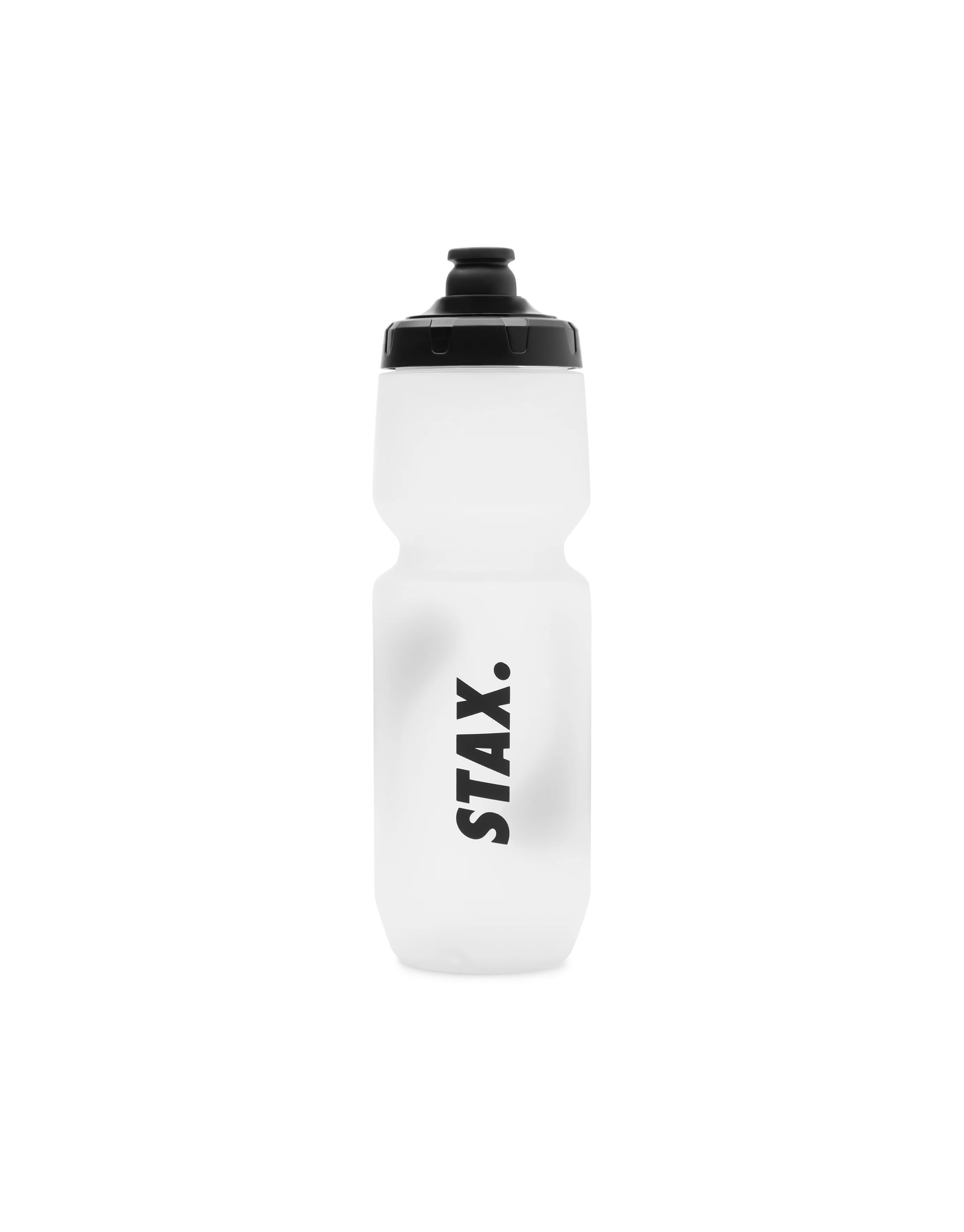 Sports Water Bottle - Black/Clear - Image 2