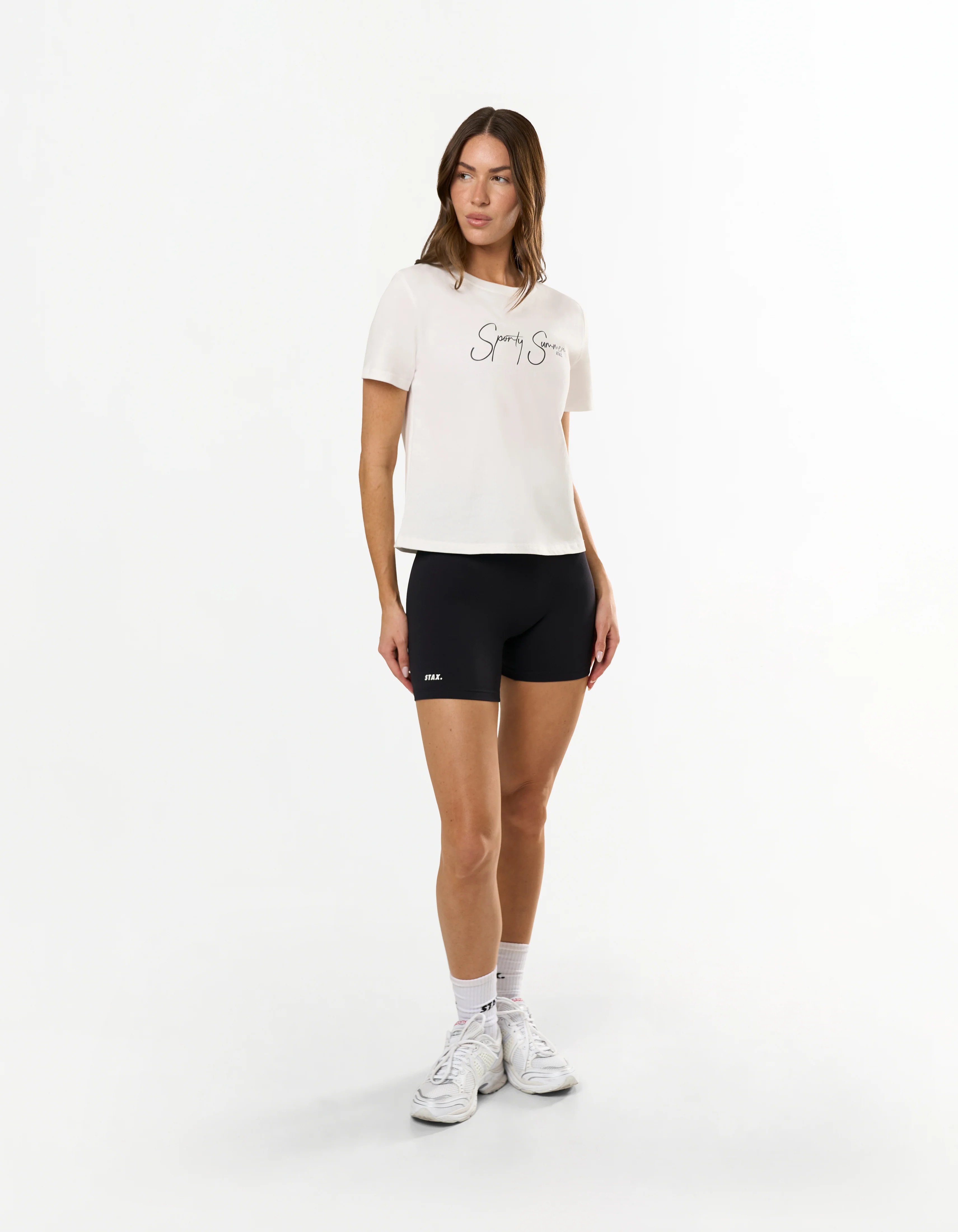 Sporty Summer Tee - White - Image 3