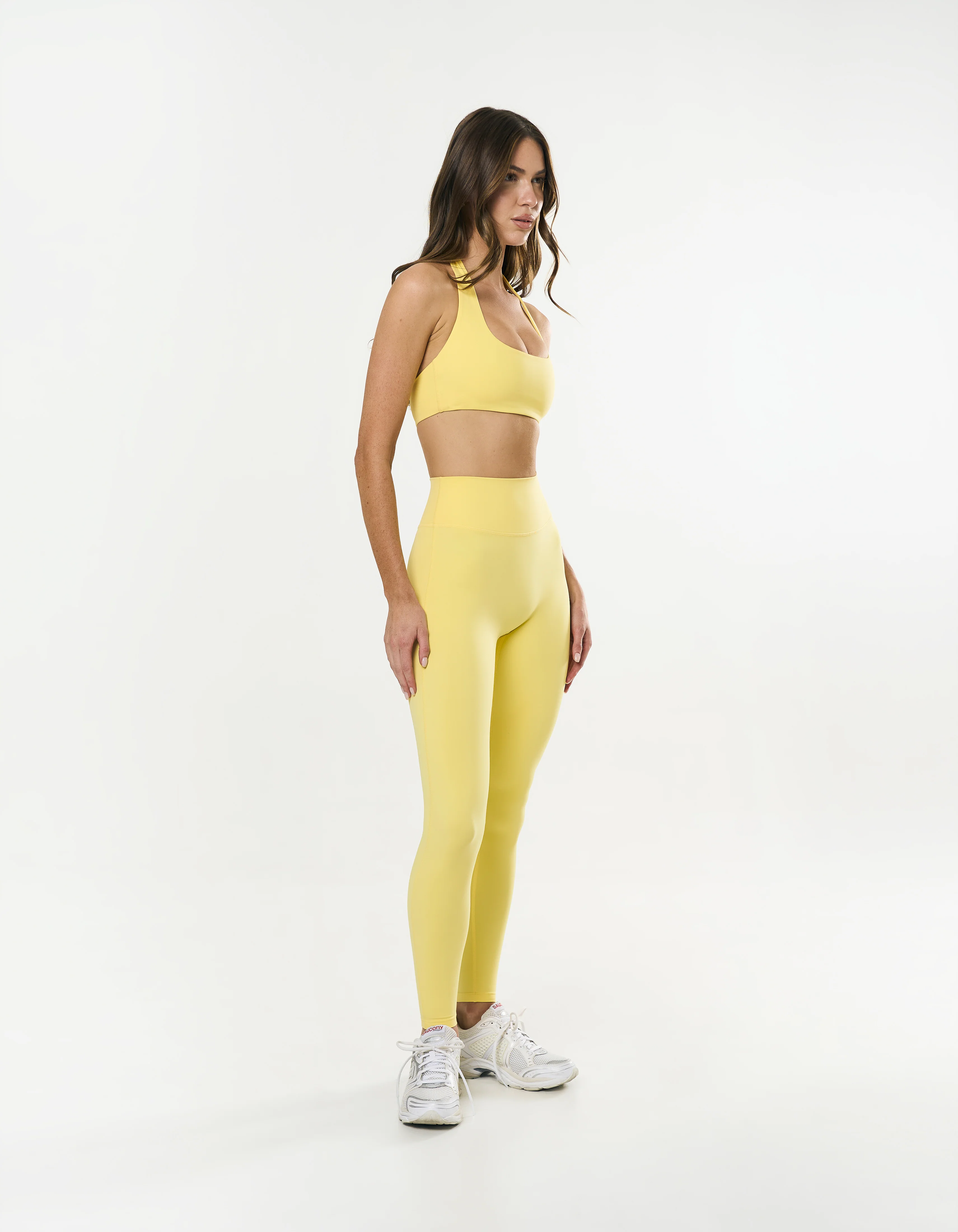 Square Neck Halter Crop Airlyte - Limoncello - Image 7