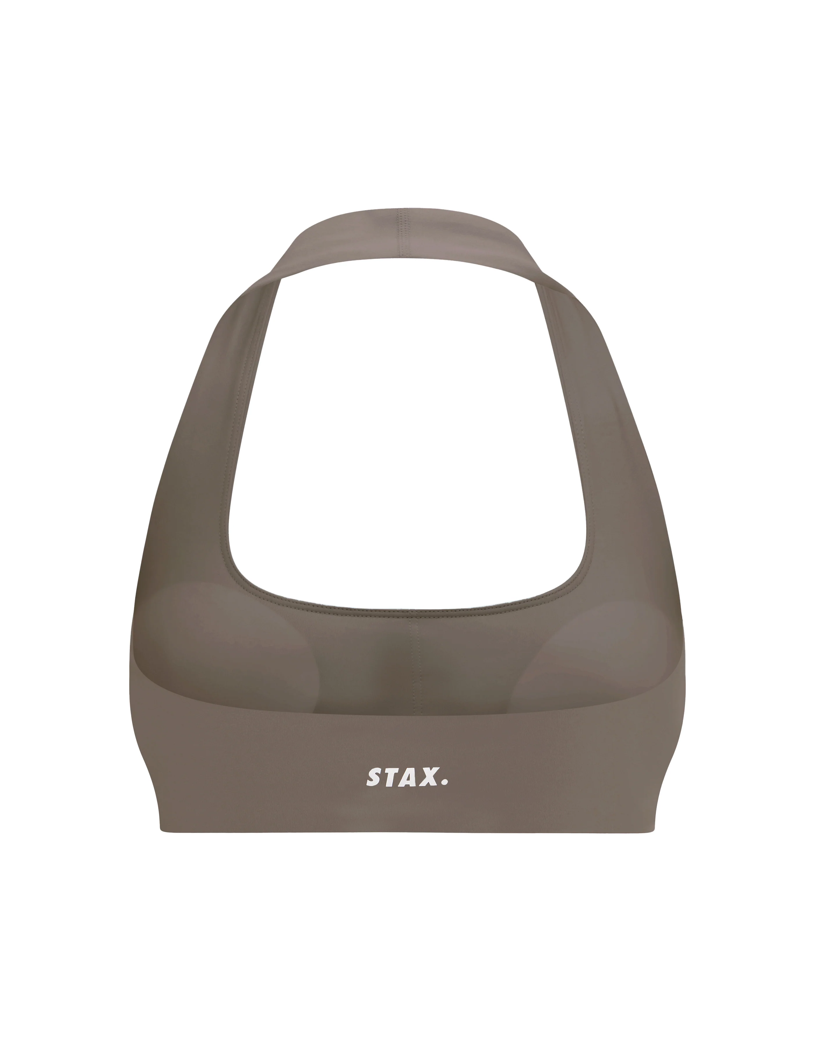 Square Neck Halter Crop Airlyte - Stone - Image 10