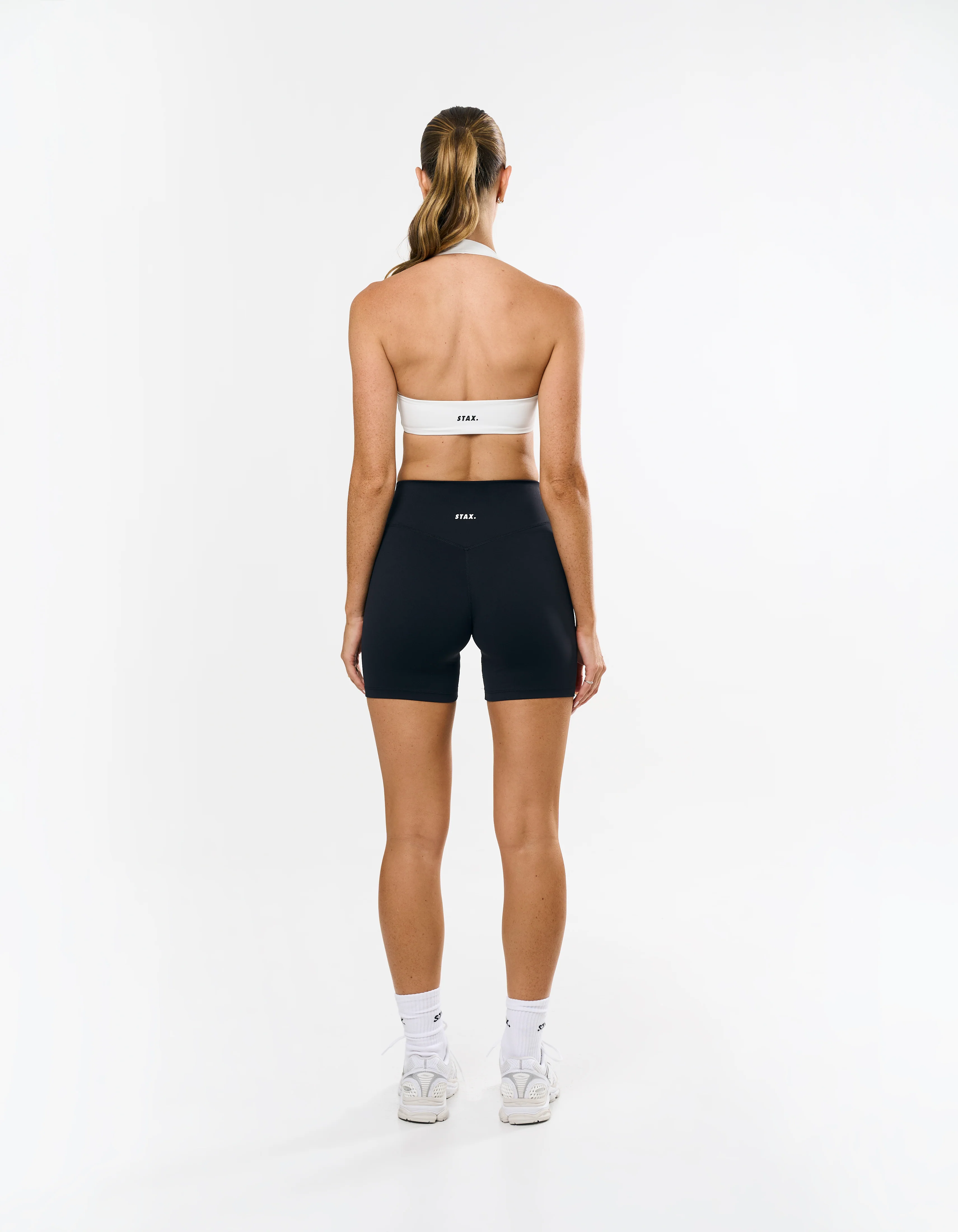 Square Neck Halter Crop Airlyte - White - Image 4