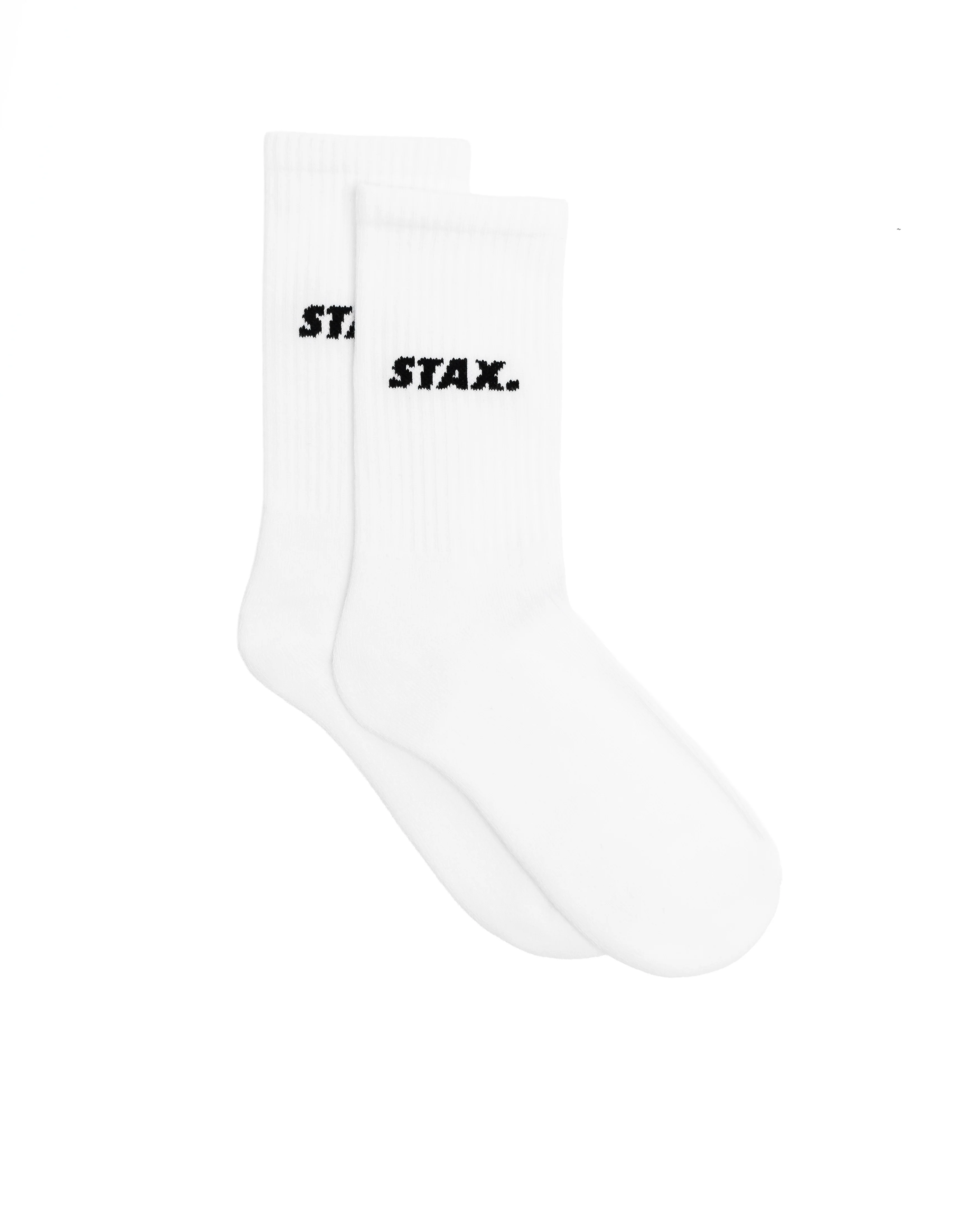 Unisex Crew Socks - White - Image 3