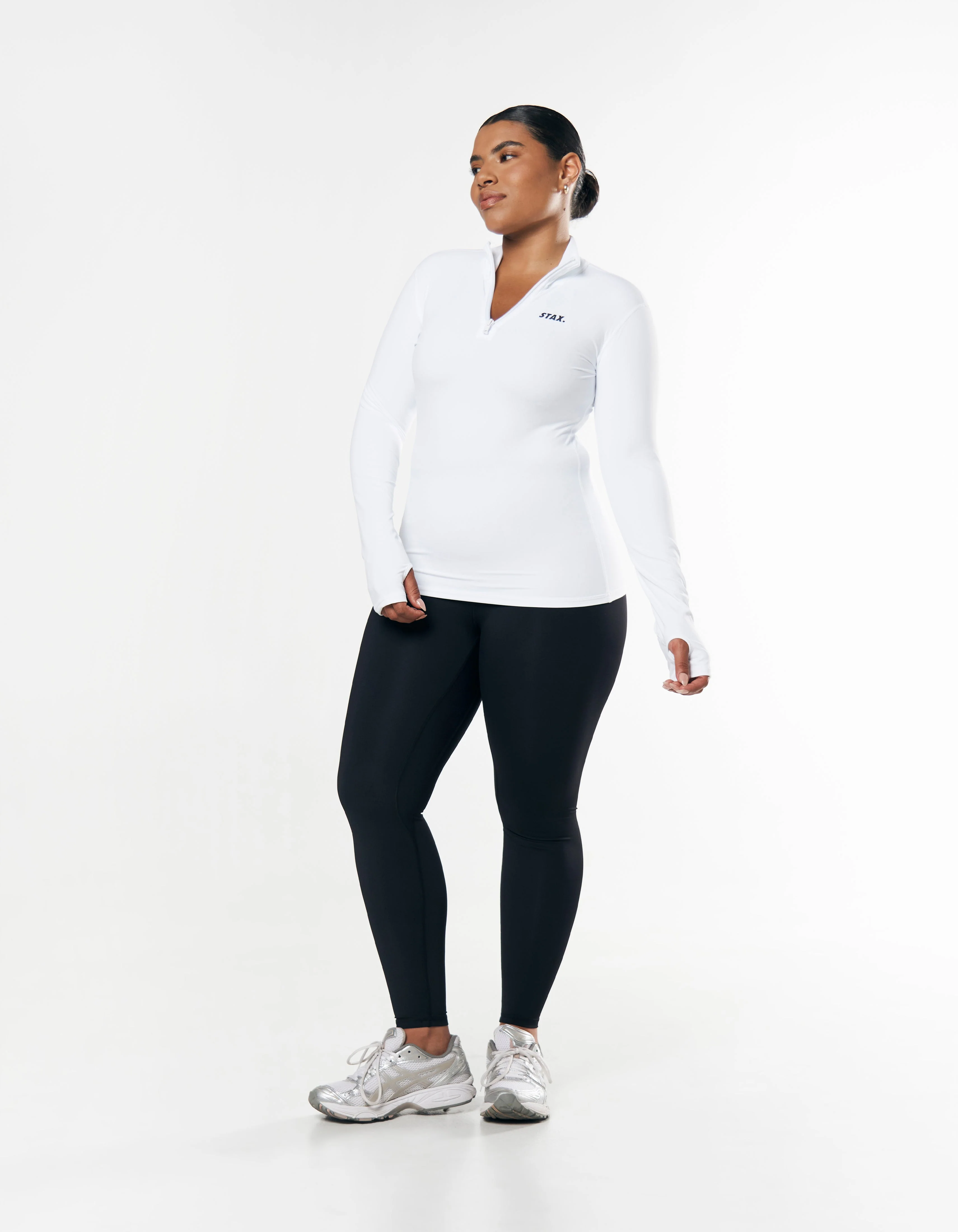 Long Sleeve Body Top NANDEX™ - White - Image 3