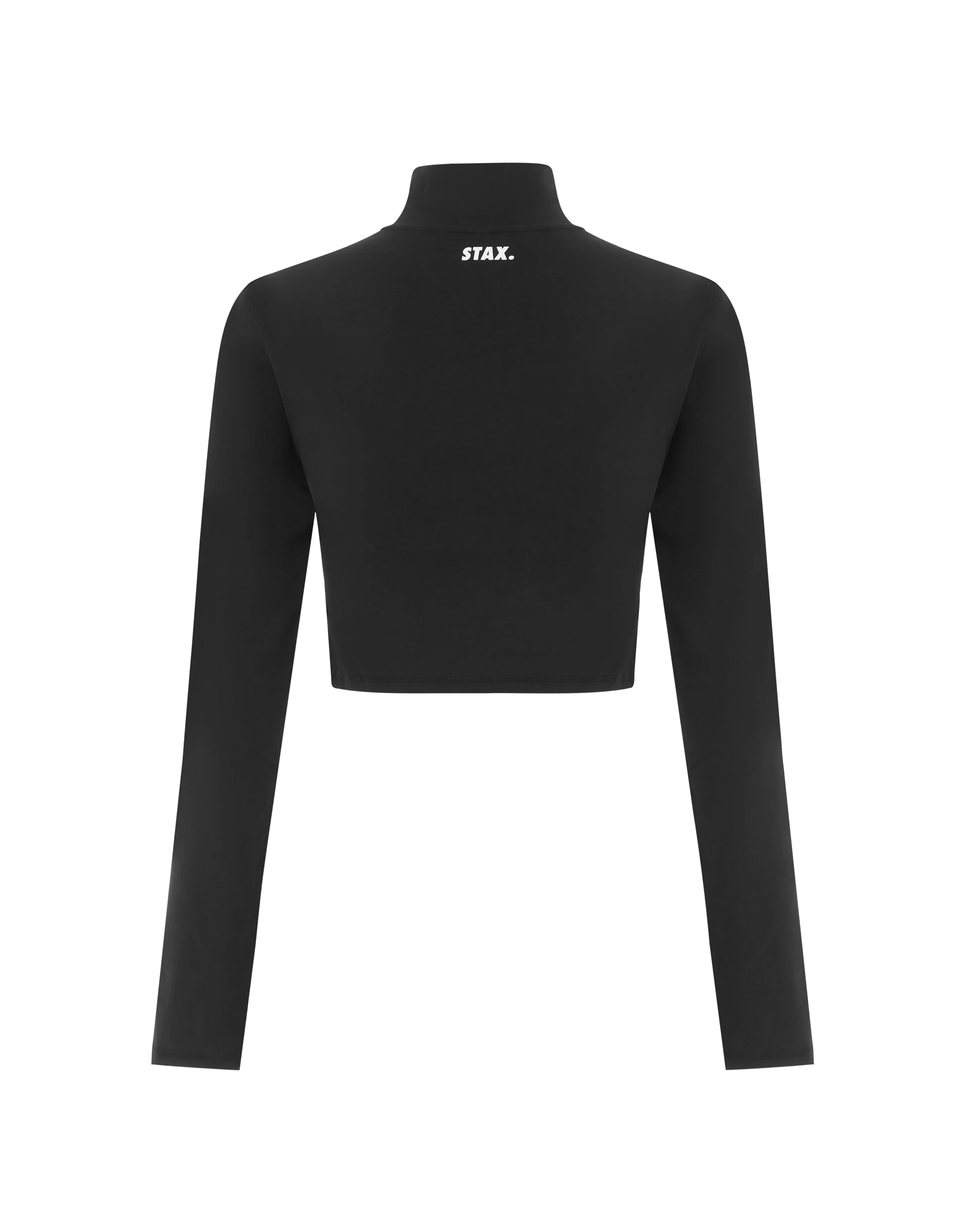 Long Sleeve Zip Crop NANDEX™ - Black - Image 15
