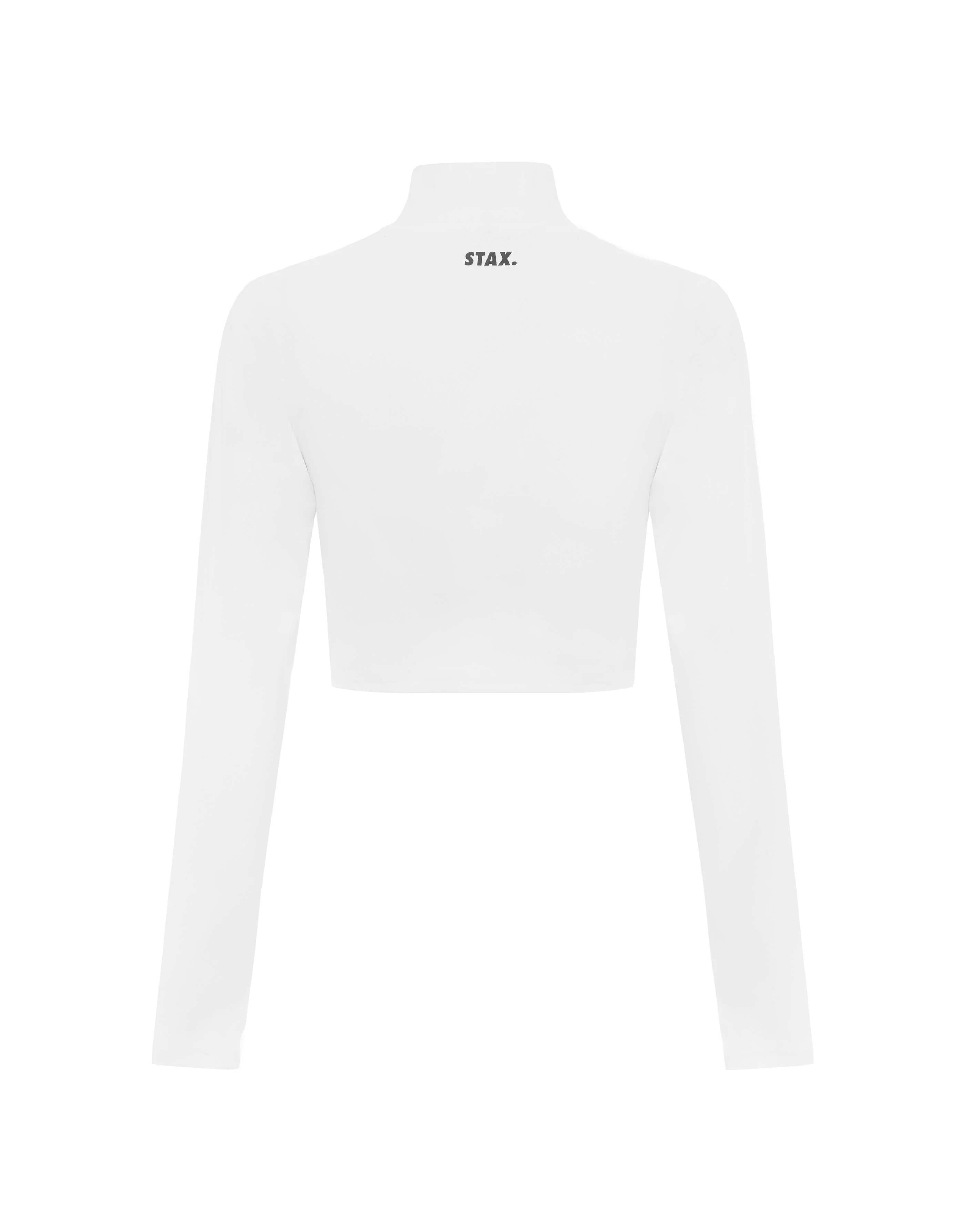 Long Sleeve Zip Crop NANDEX™ - White - Image 13