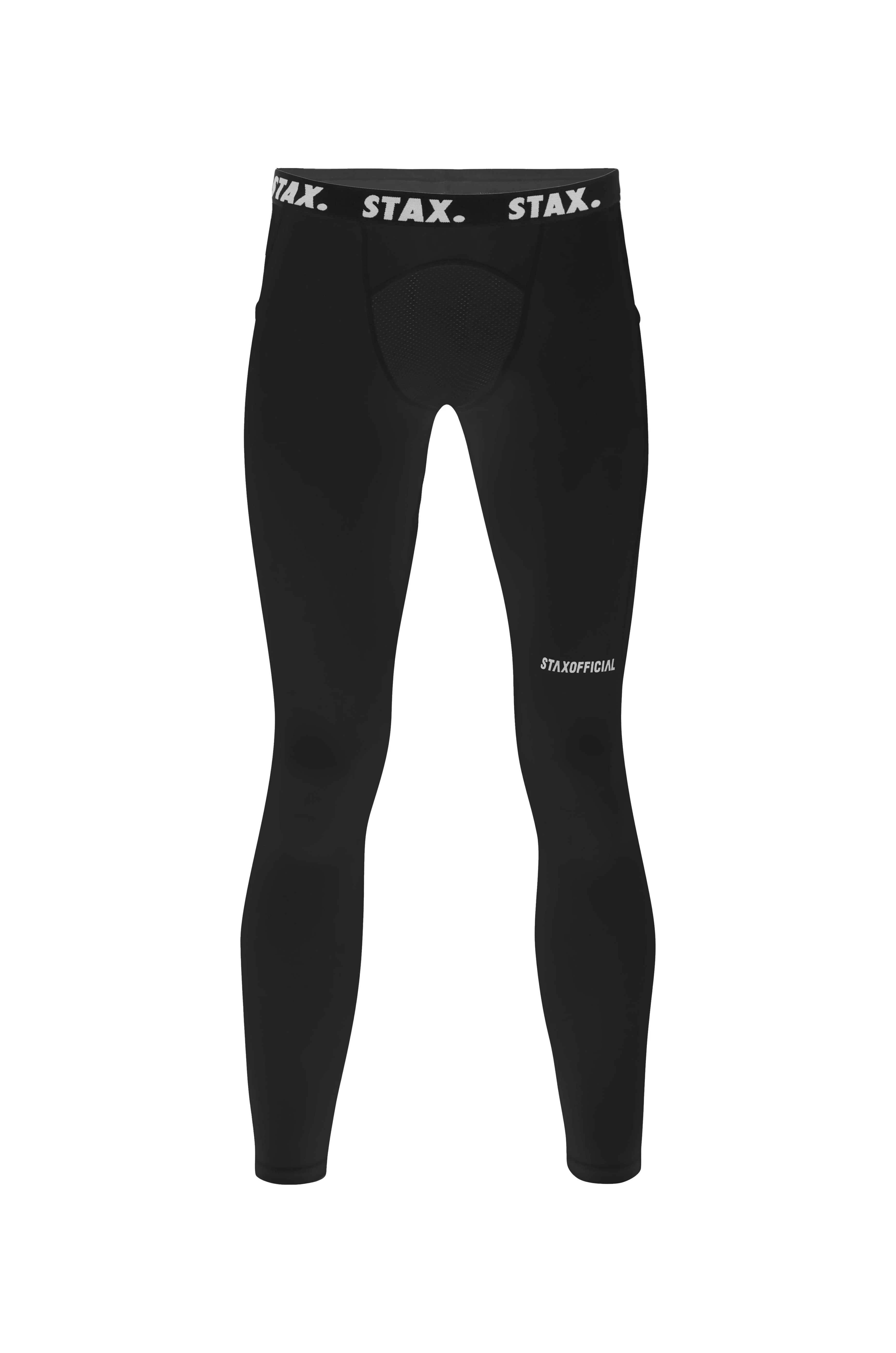 Mens Compressive Phone Pocket Tights - Black - Image 9