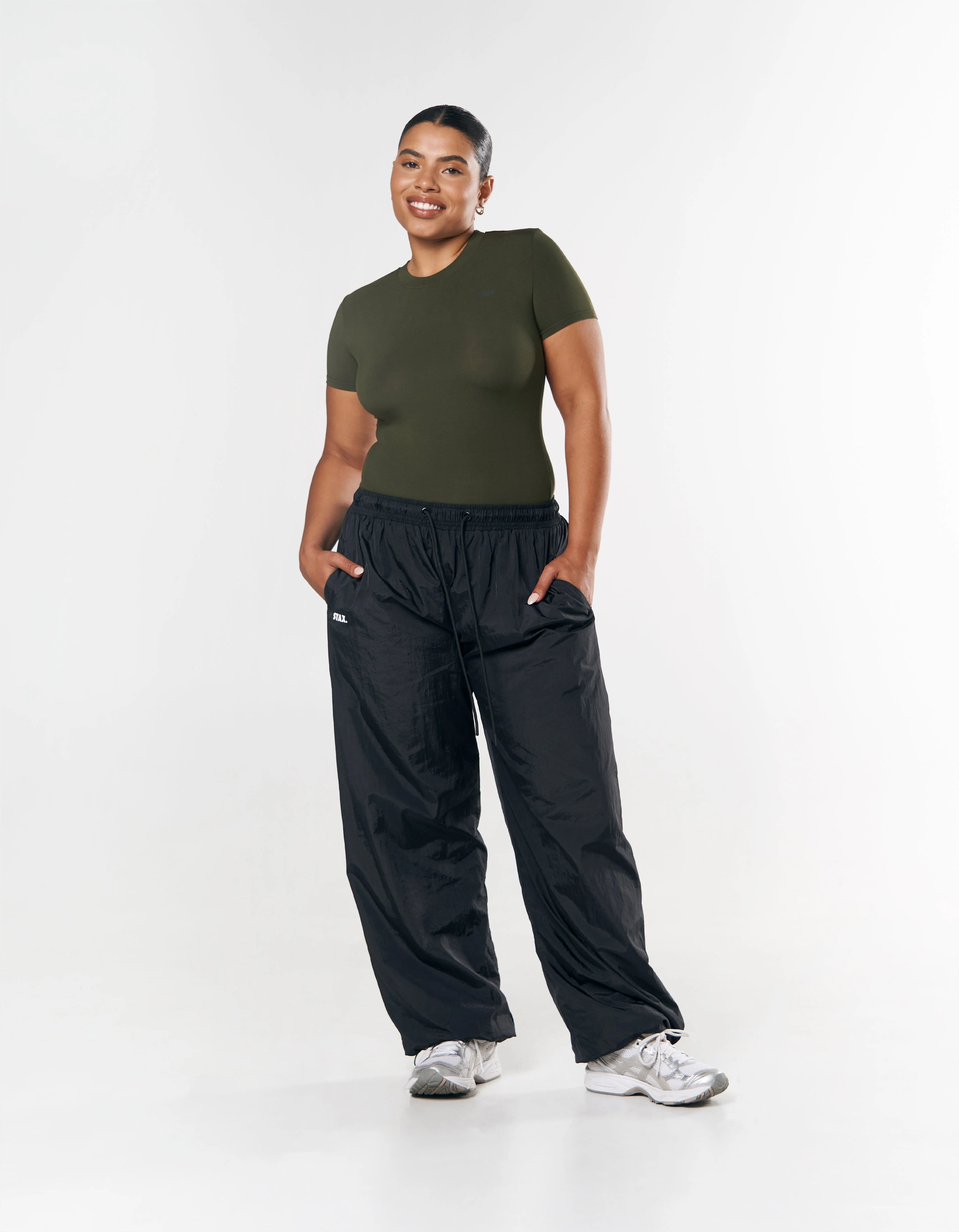 Parachute Pants - Black - Image 3