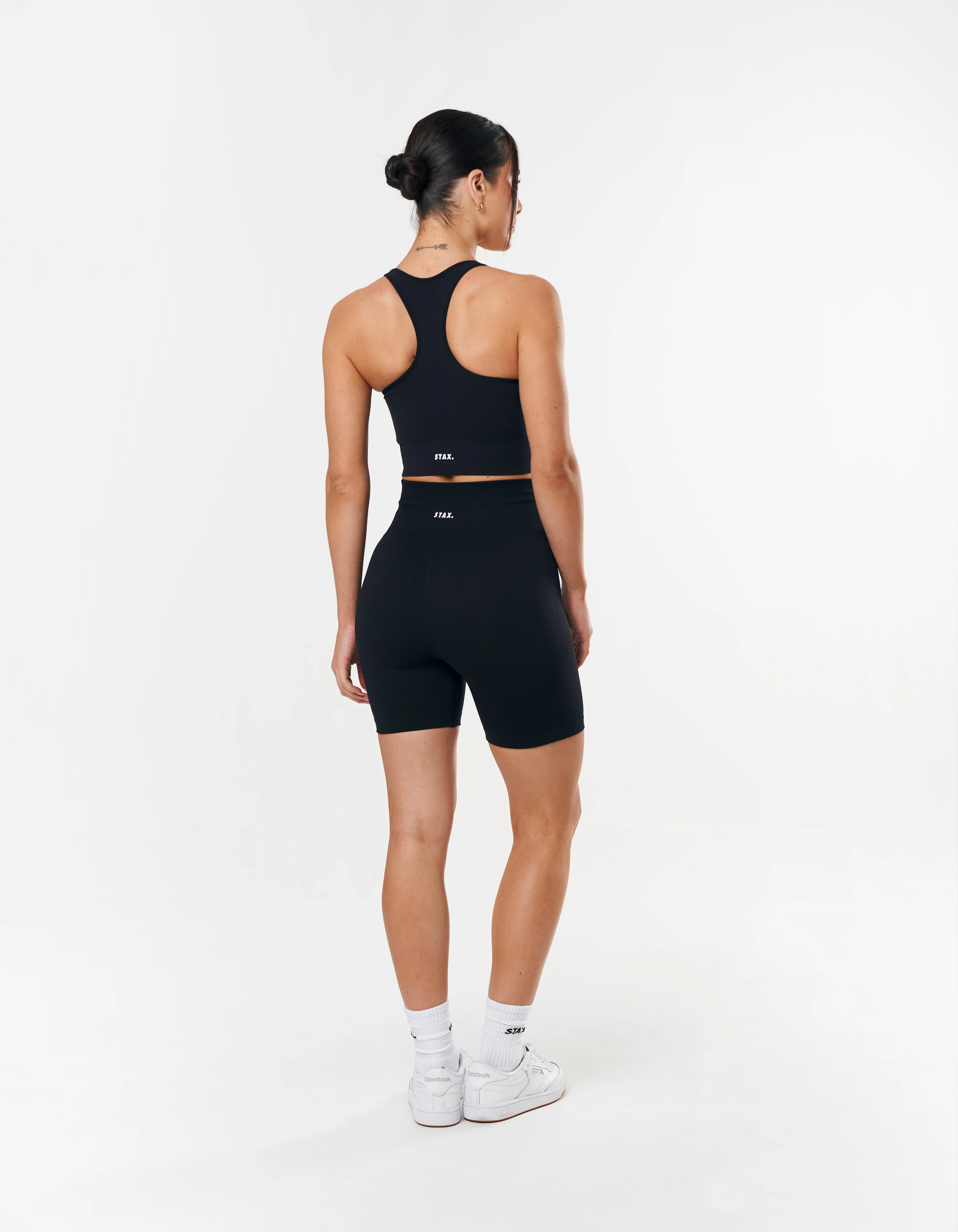 Premium Seamless Midi Bike Shorts - Astro - Image 10