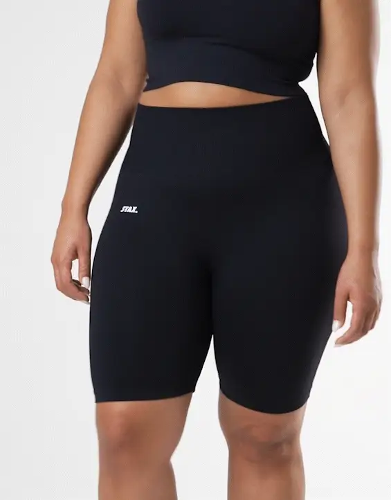 Premium Seamless Midi Bike Shorts - Astro - Image 12