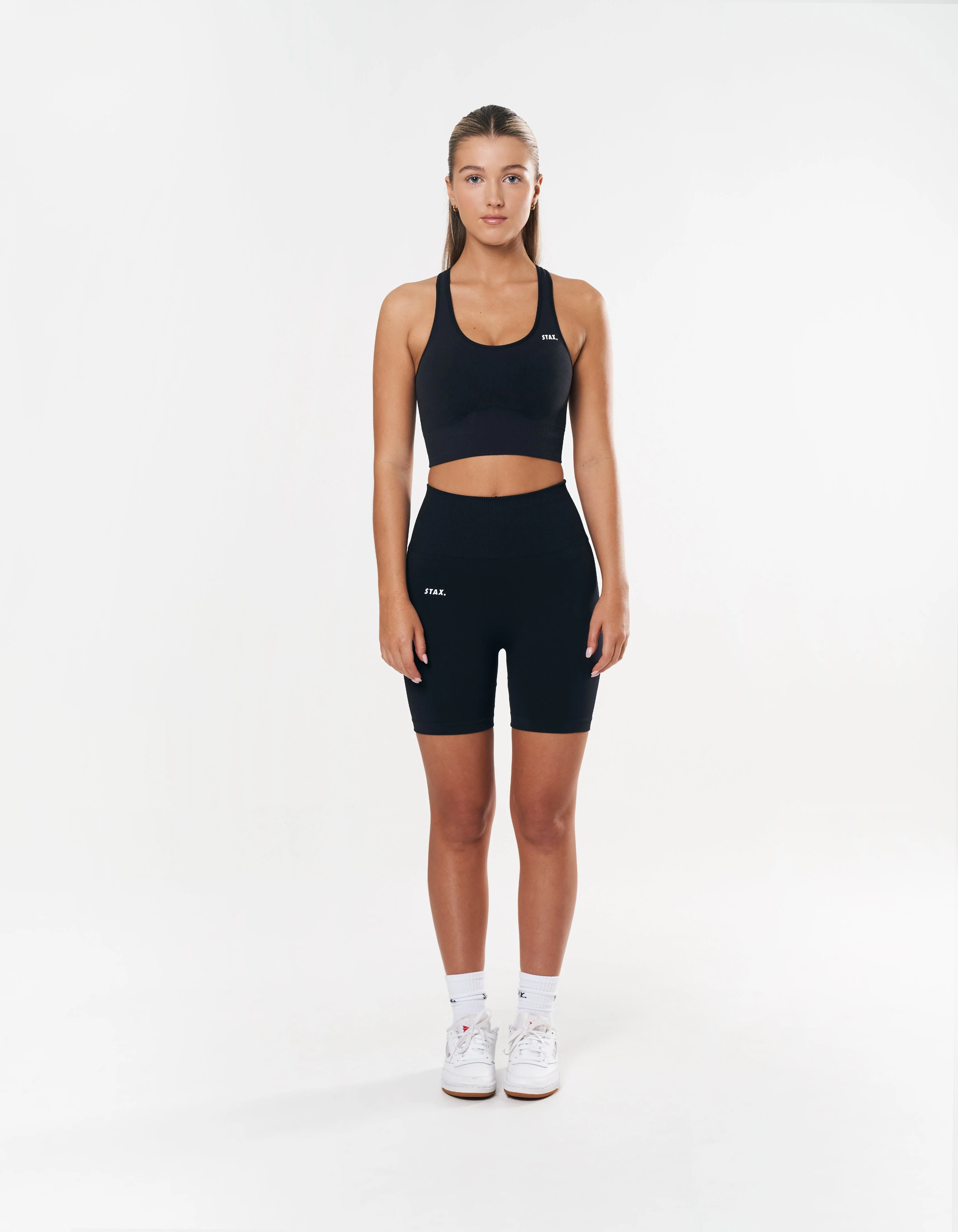 Premium Seamless Midi Bike Shorts - Astro - Image 3