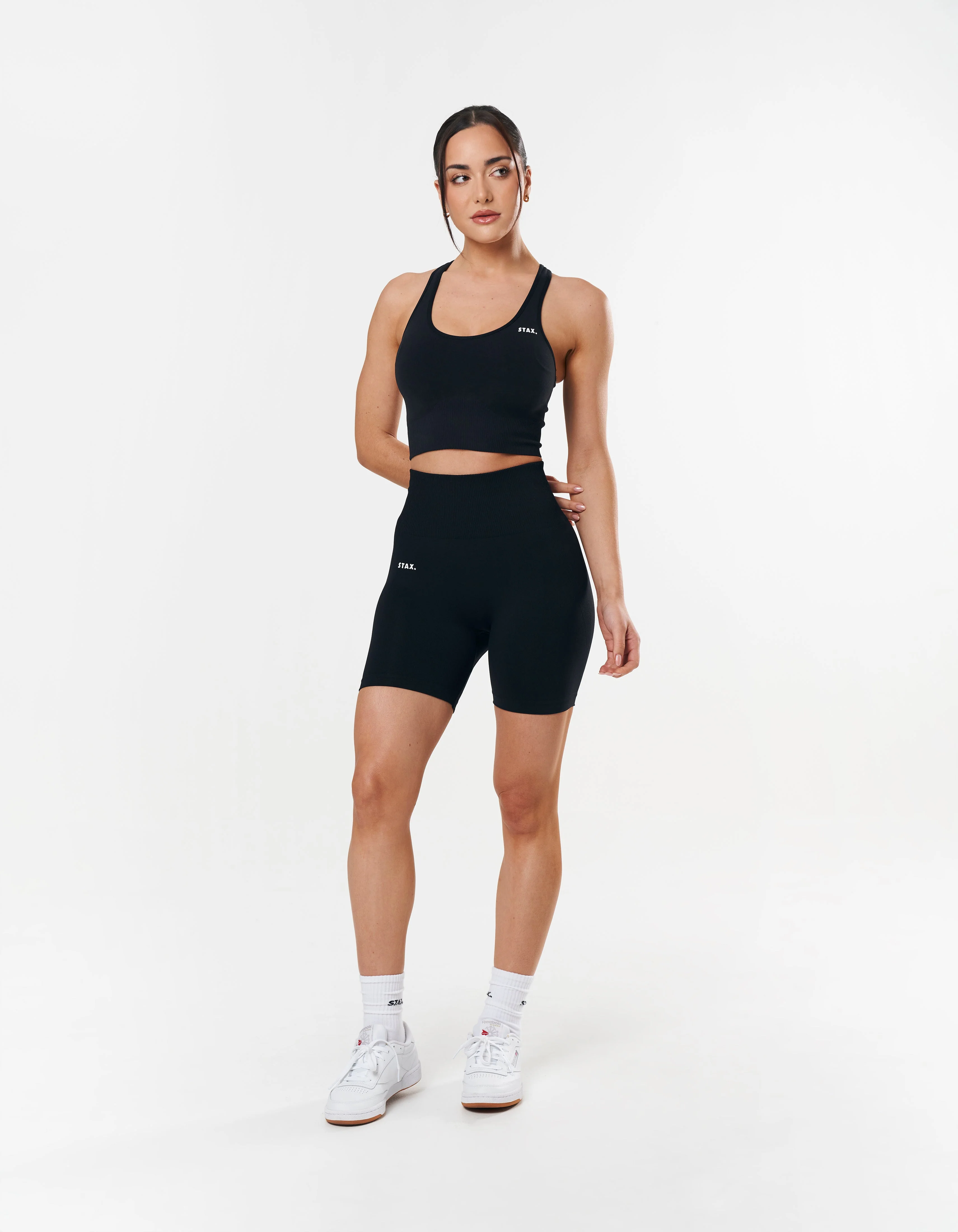 Premium Seamless Midi Bike Shorts - Astro - Image 4