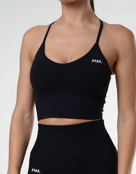 Premium Seamless Strappy Crop - Astro - Image 10